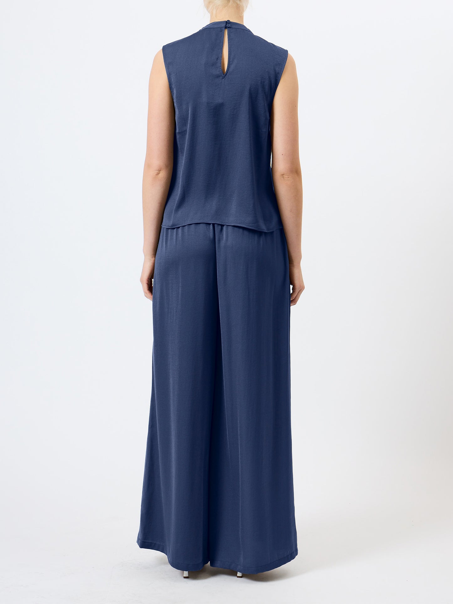 French Connection Damasco Air Flow Poly Sleeveless Top