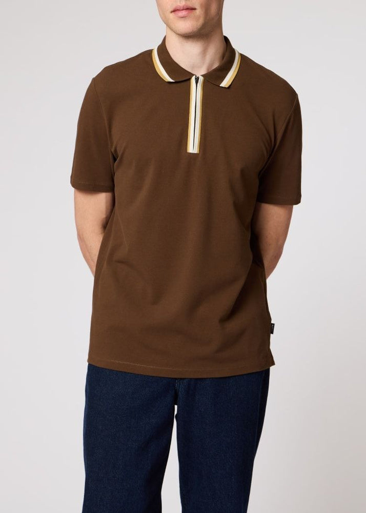 Paul Smith Zip Neck Polo Shirt