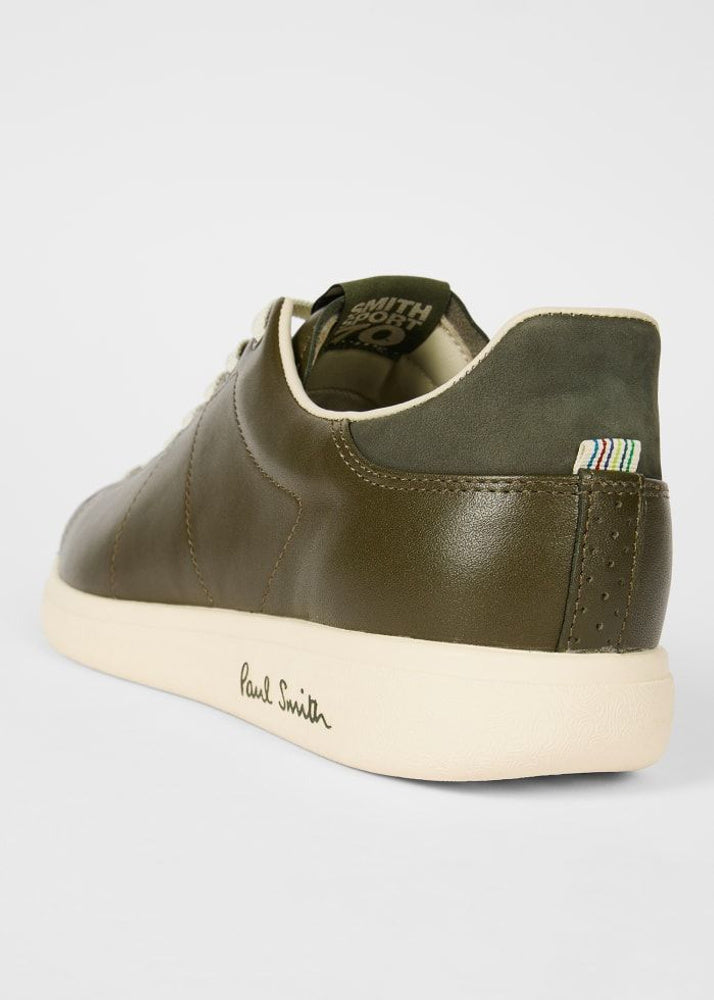 Paul Smith Chip Khaki Leather Trainer