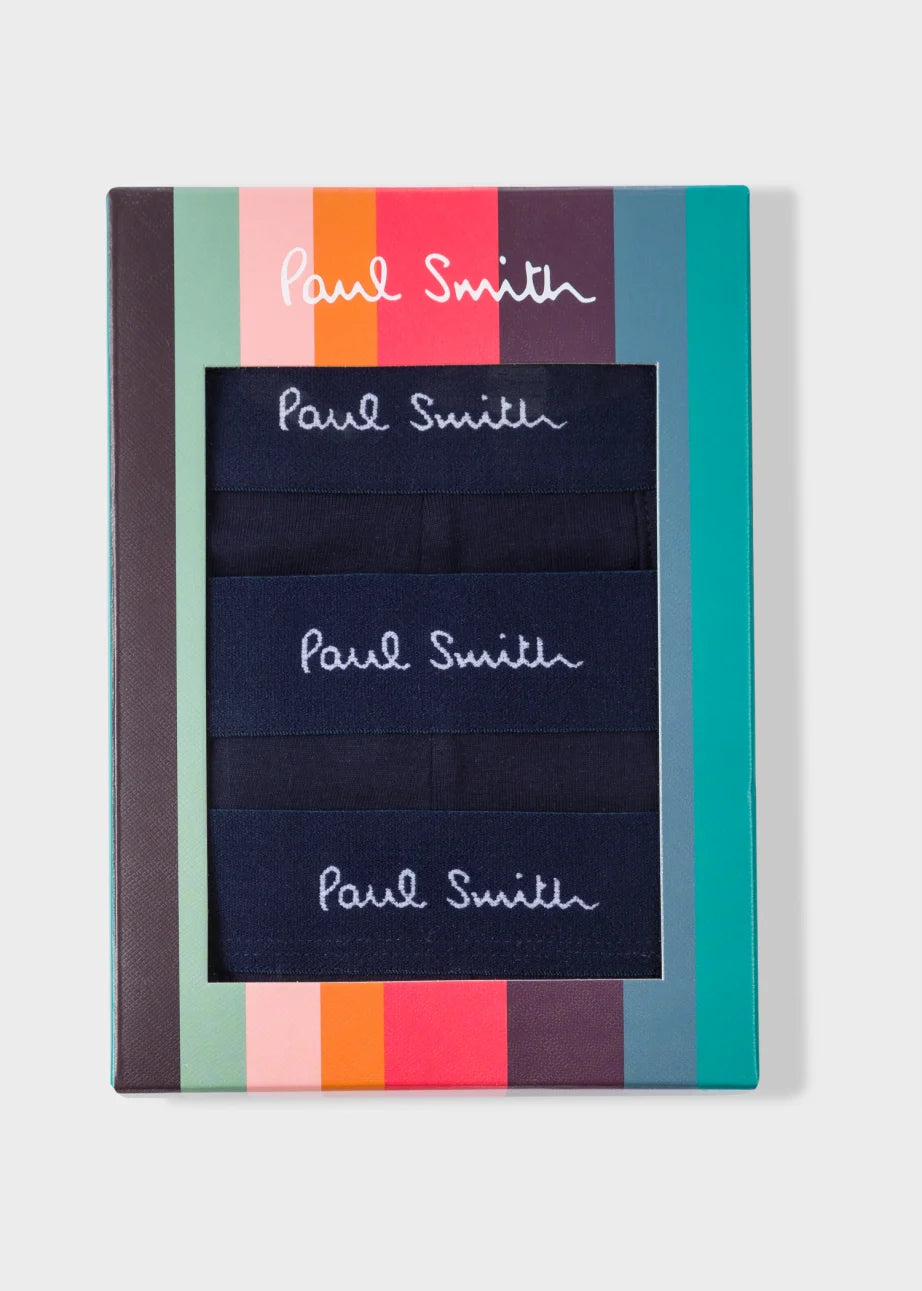 Paul Smith 3-Pack Organic Cotton Stretch Boxers