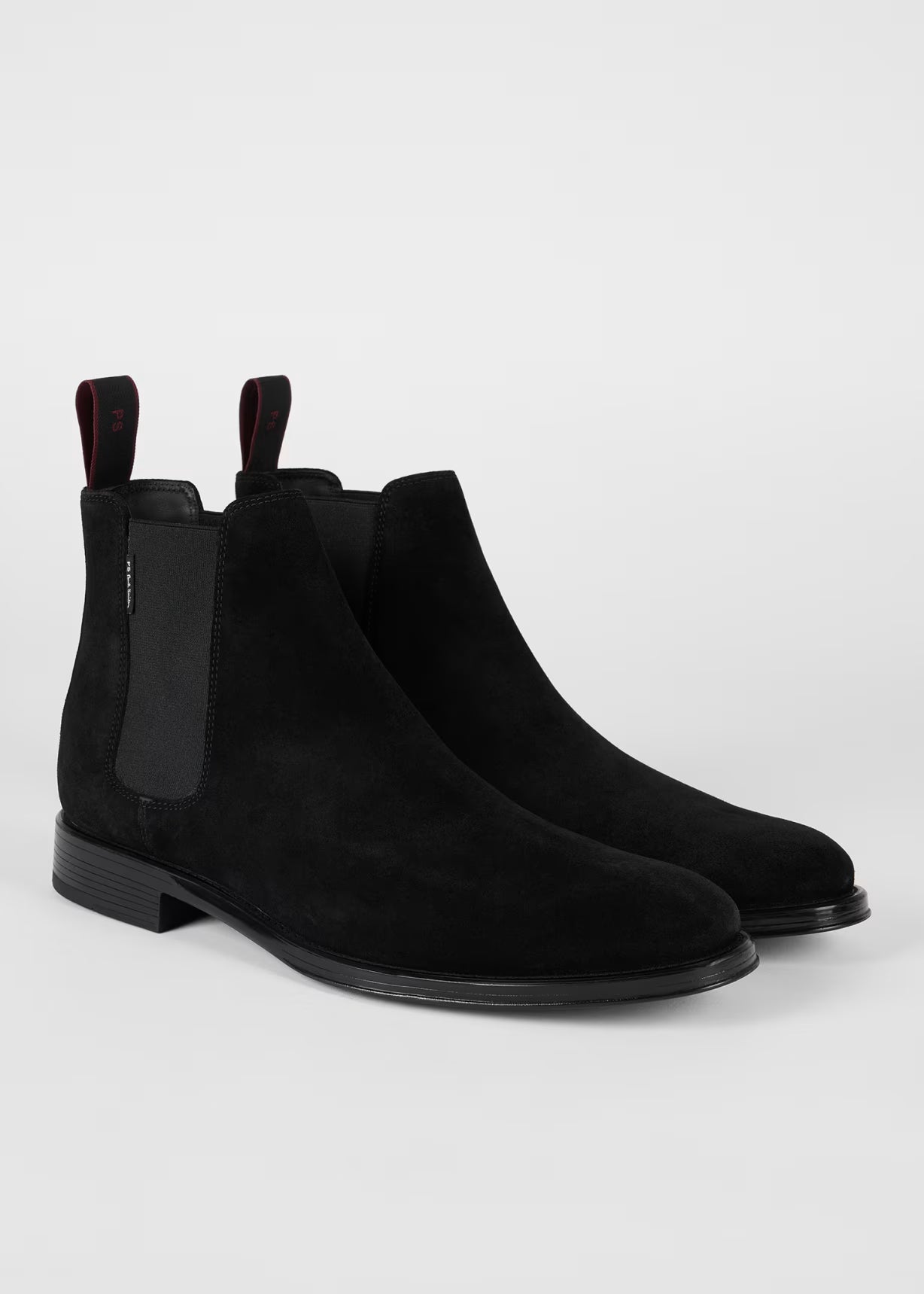 Paul Smith Black Suede 'Augustus' Boots
