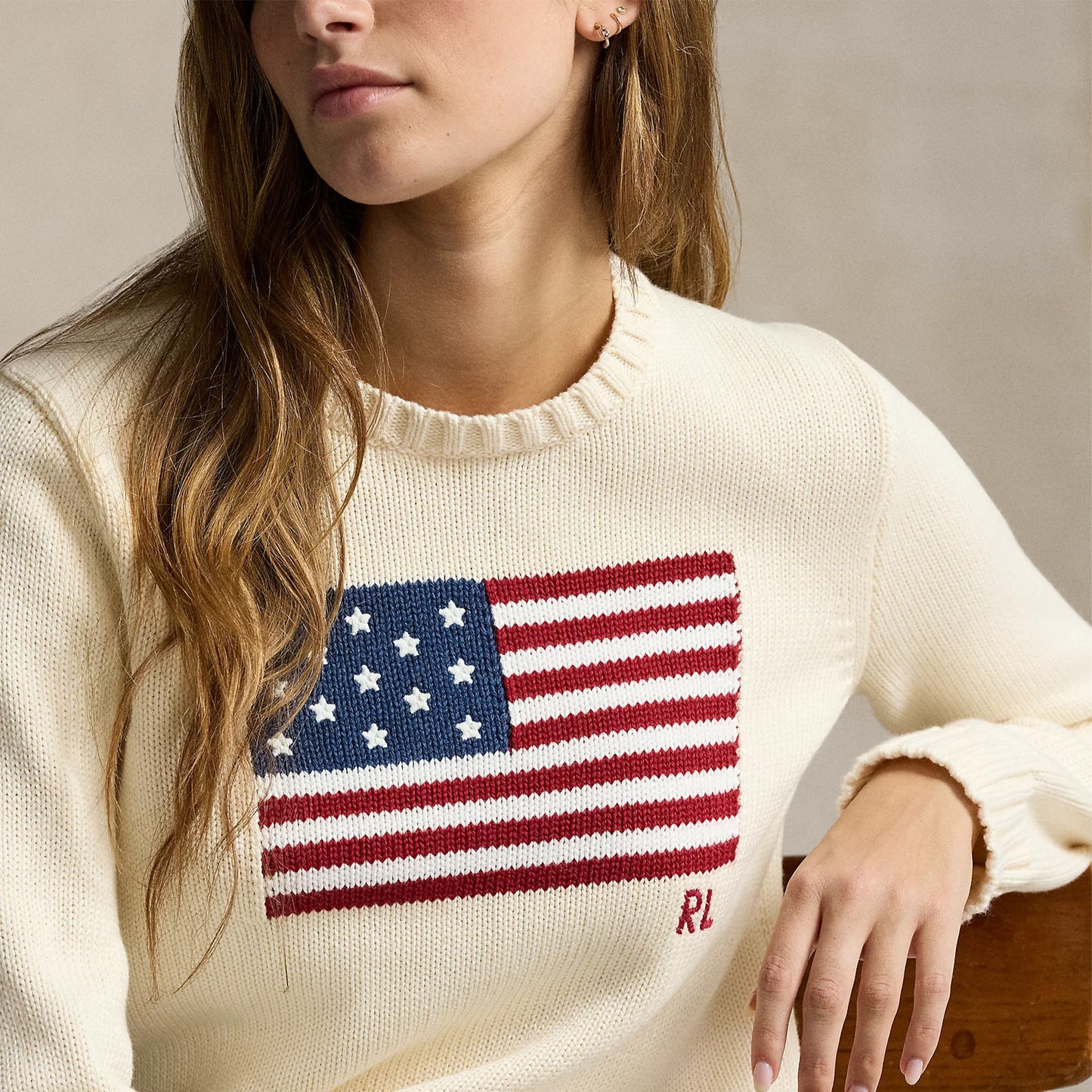 Polo Ralph Lauren Flag Crewneck Sweater