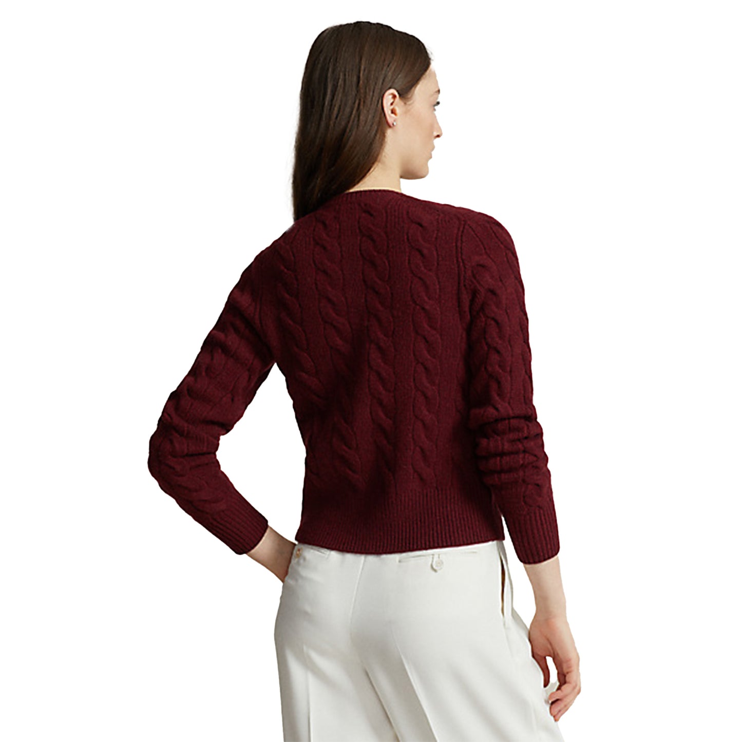 Polo Ralph Lauren Cable-Knit Wool-Cashmere Cardigan