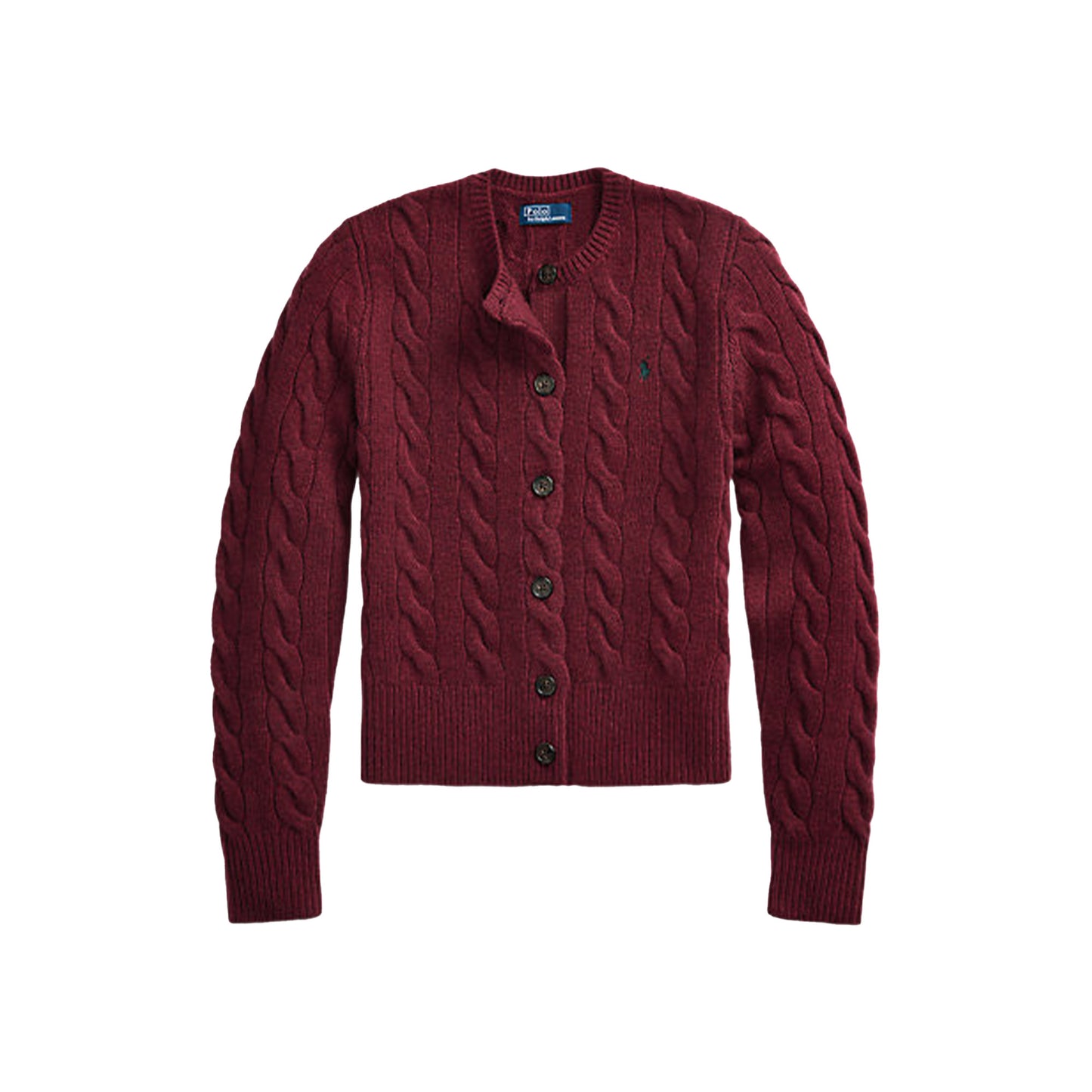 Polo Ralph Lauren Cable-Knit Wool-Cashmere Cardigan
