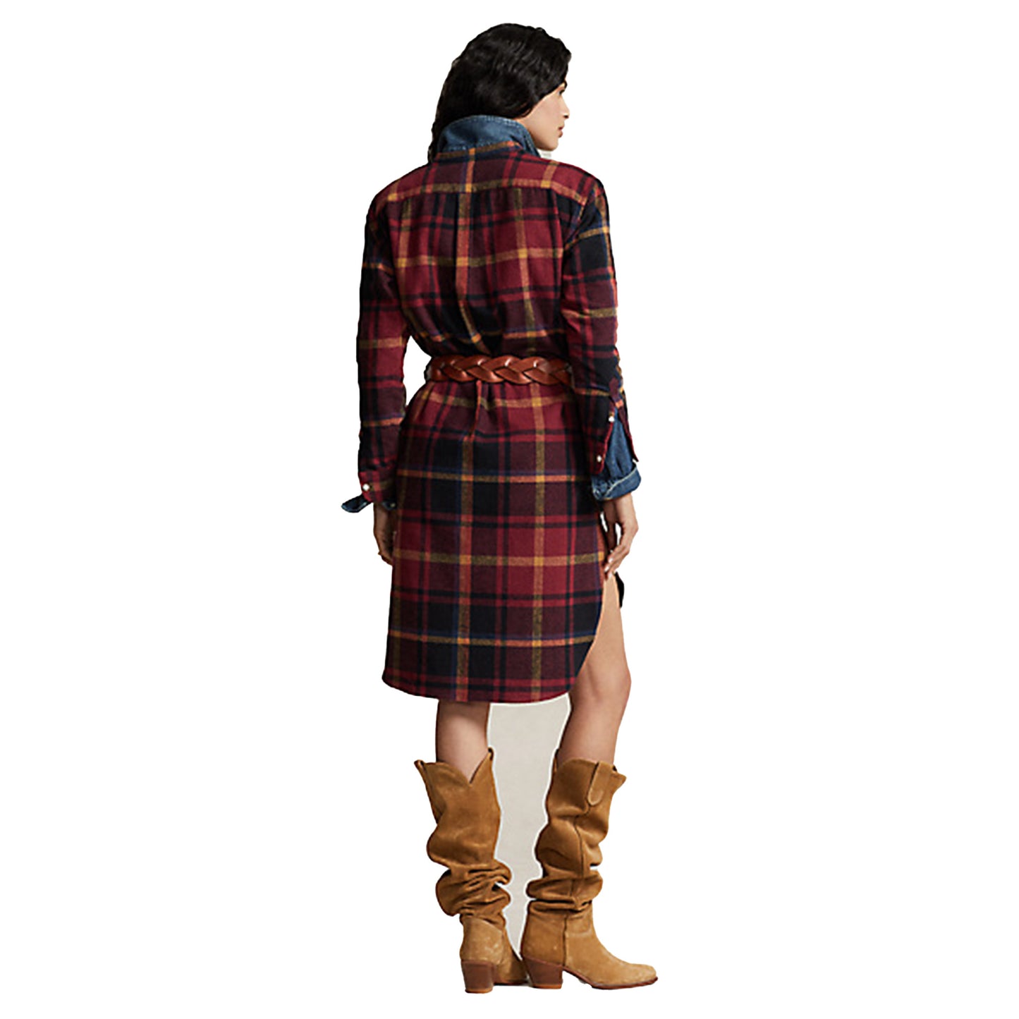 Polo Ralph Lauren Plaid Cotton Twill Shirtdress