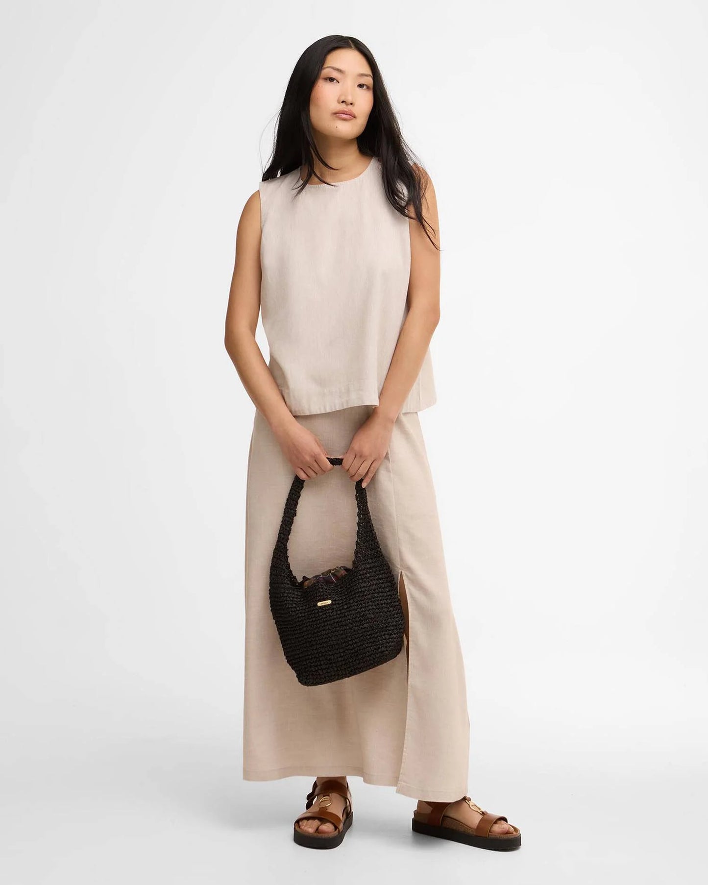 Barbour Lily Woven Tote Bag