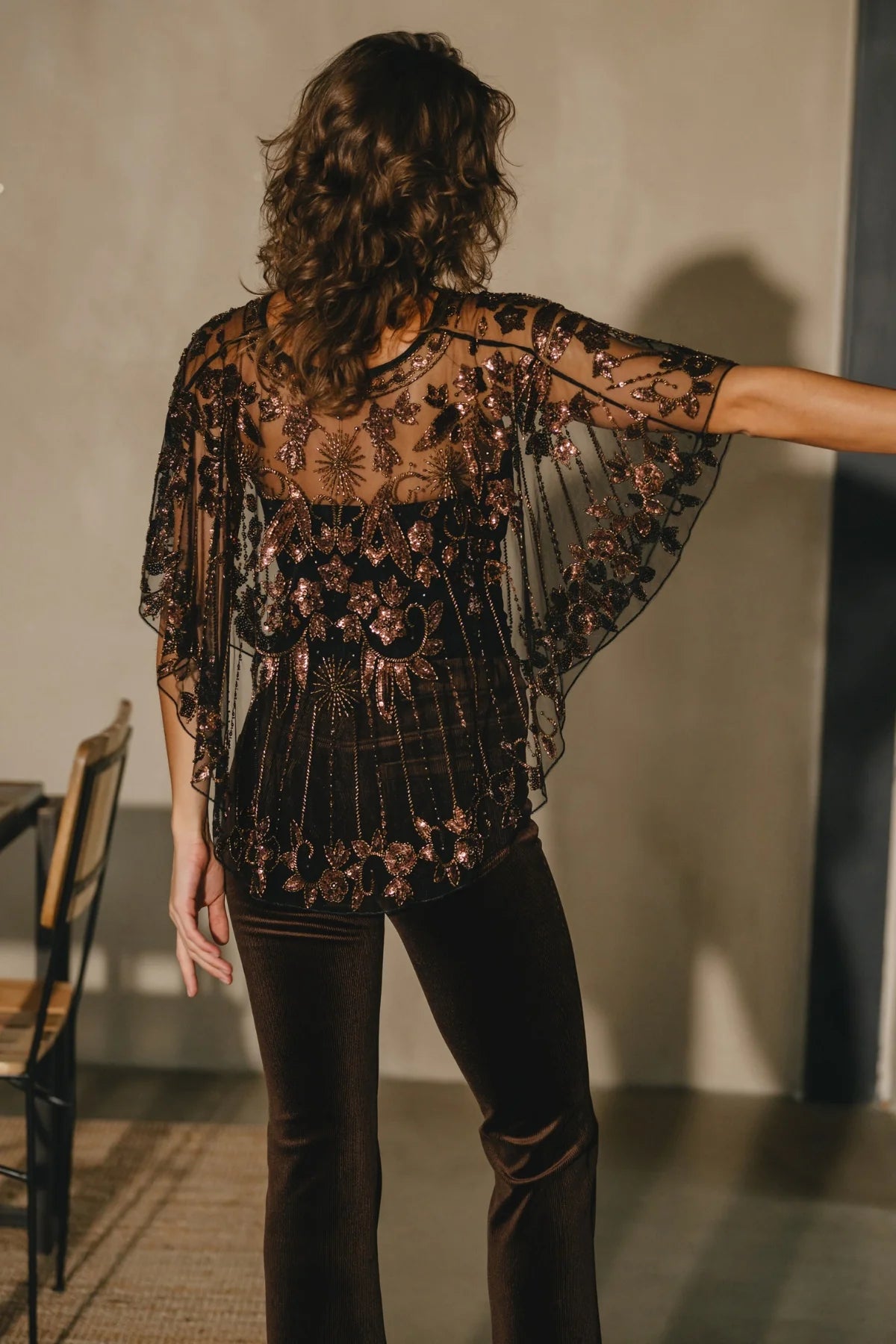 Traffic People Corrie's Bravado Kick Flare Trousers