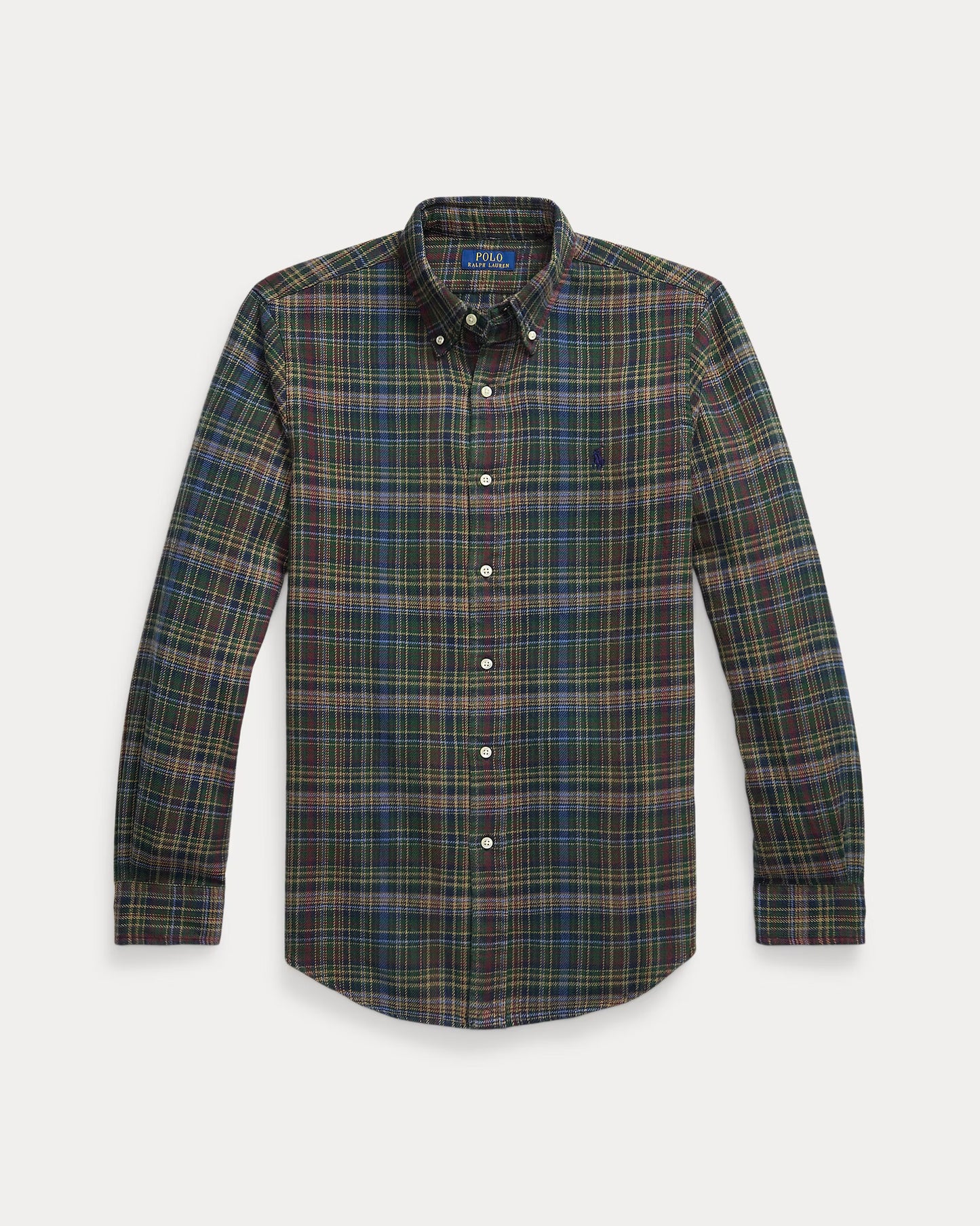 Polo Ralph Lauren Custom Fit Plaid Brushed Flannel Shirt
