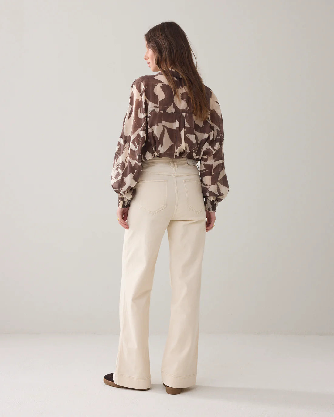 Summum High Waisted Flare Trousers