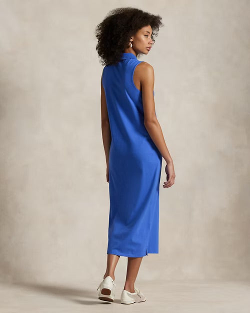 Polo Ralph Lauren Stretch-Cotton Sleeveless Polo Dress