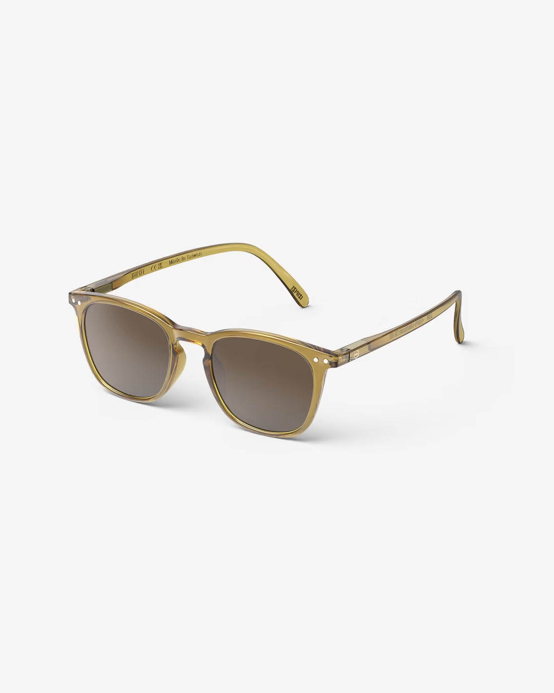 Izizipizi #E Golden Green Sunglasses