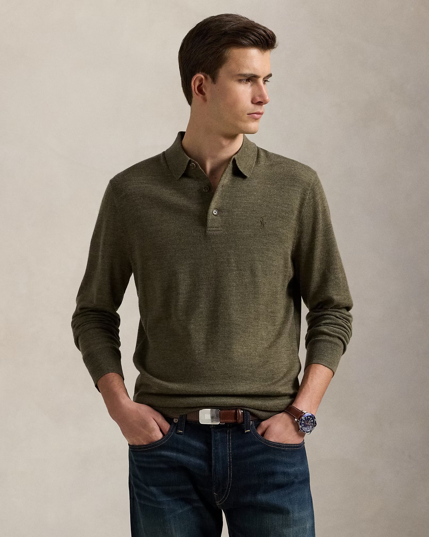 Polo Ralph Lauren Wool Polo-Collar Jumper