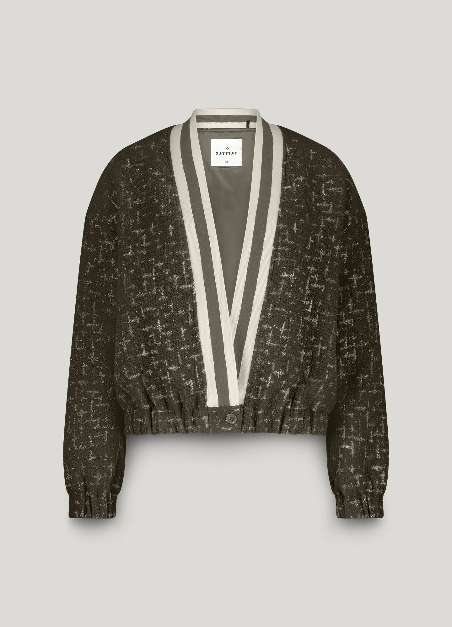 Summum Jacquard foam Bomber Jacket