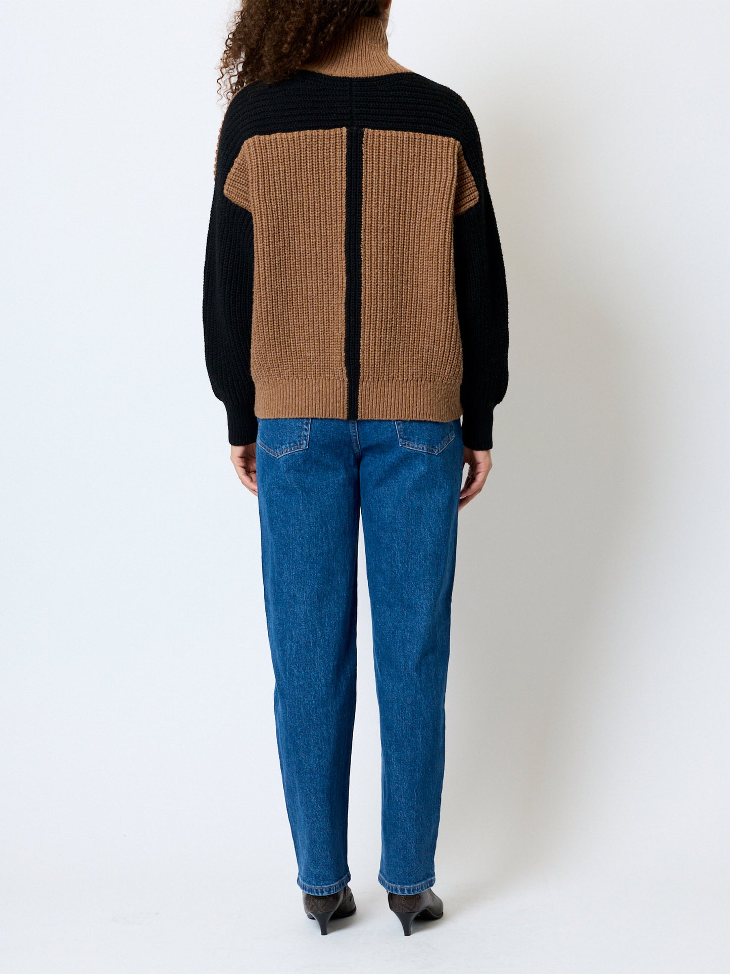 French Connection Iona Knit Colour Block jumper