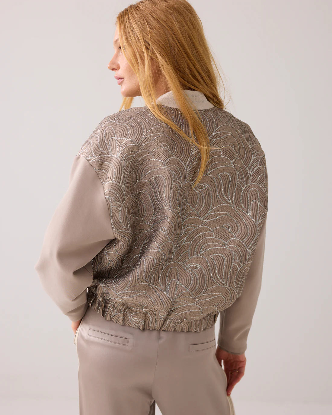 Summum Jacquard Bomber Jacket