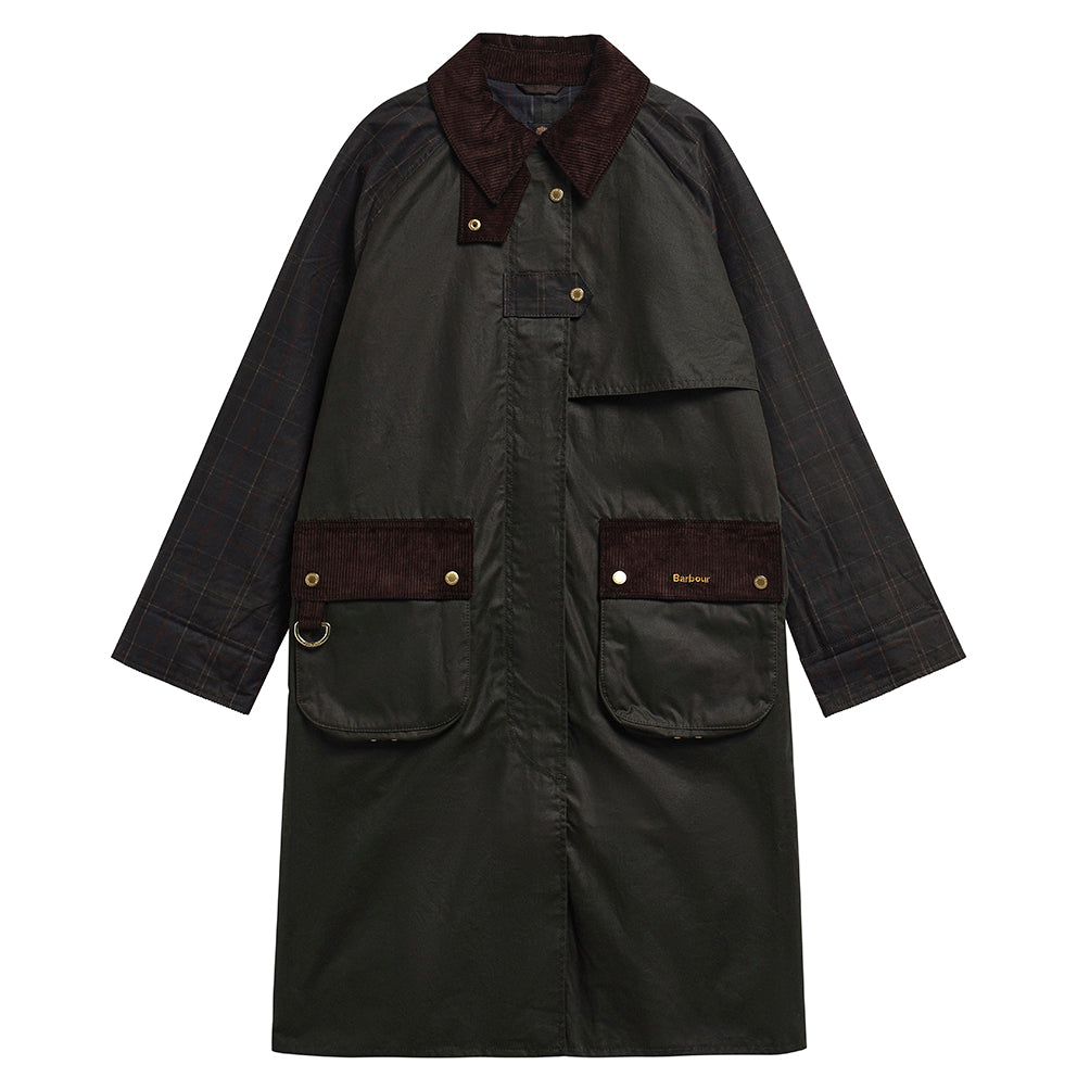 Barbour Check Kirklees Wax Jacket