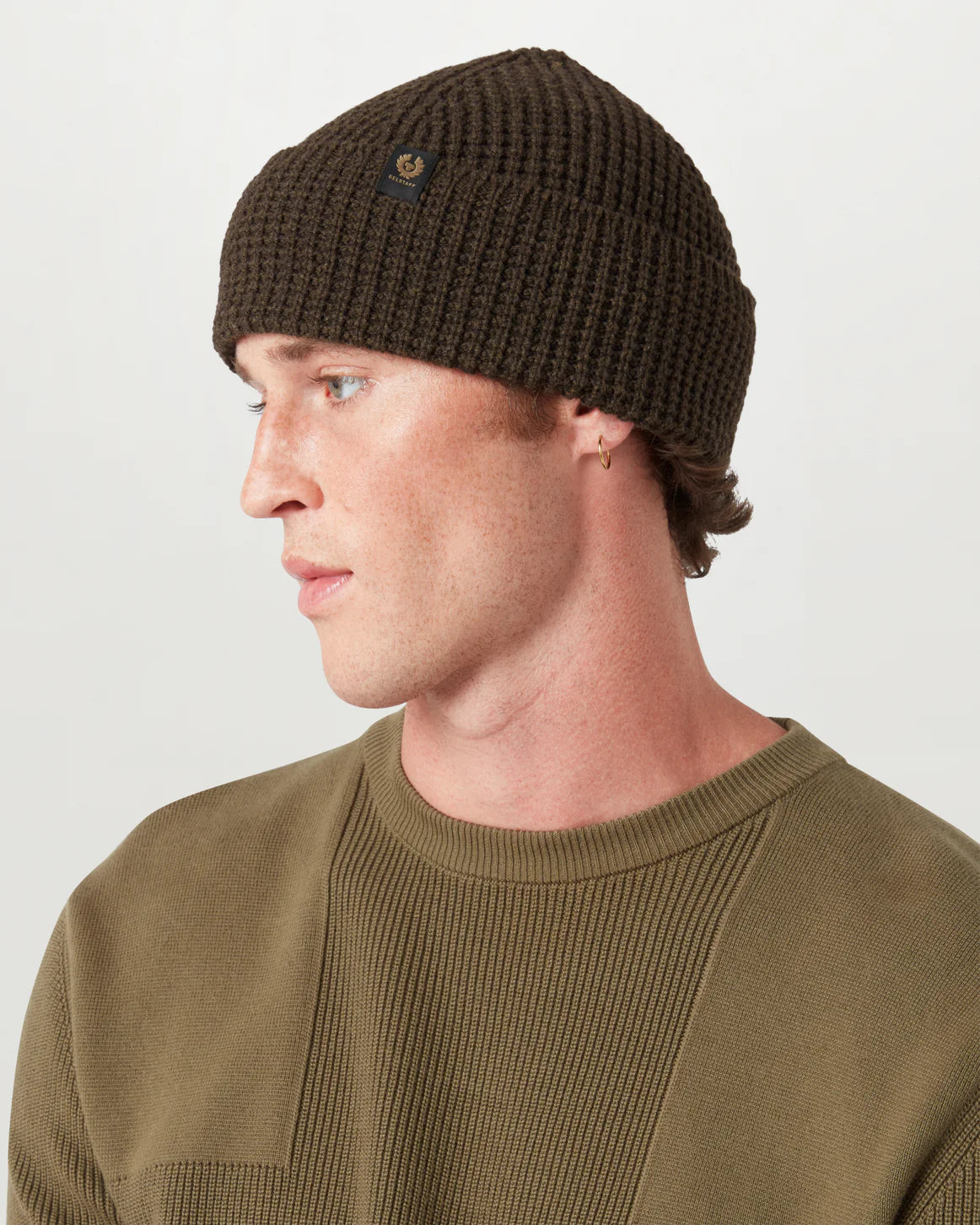 Belstaff Tuck Rib Beanie Hat