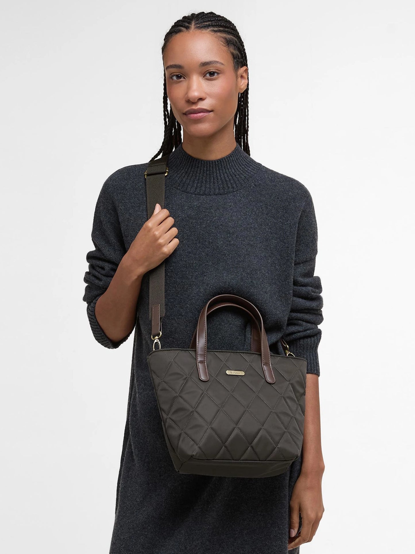 Barbour Mini Quilted Tote Bag