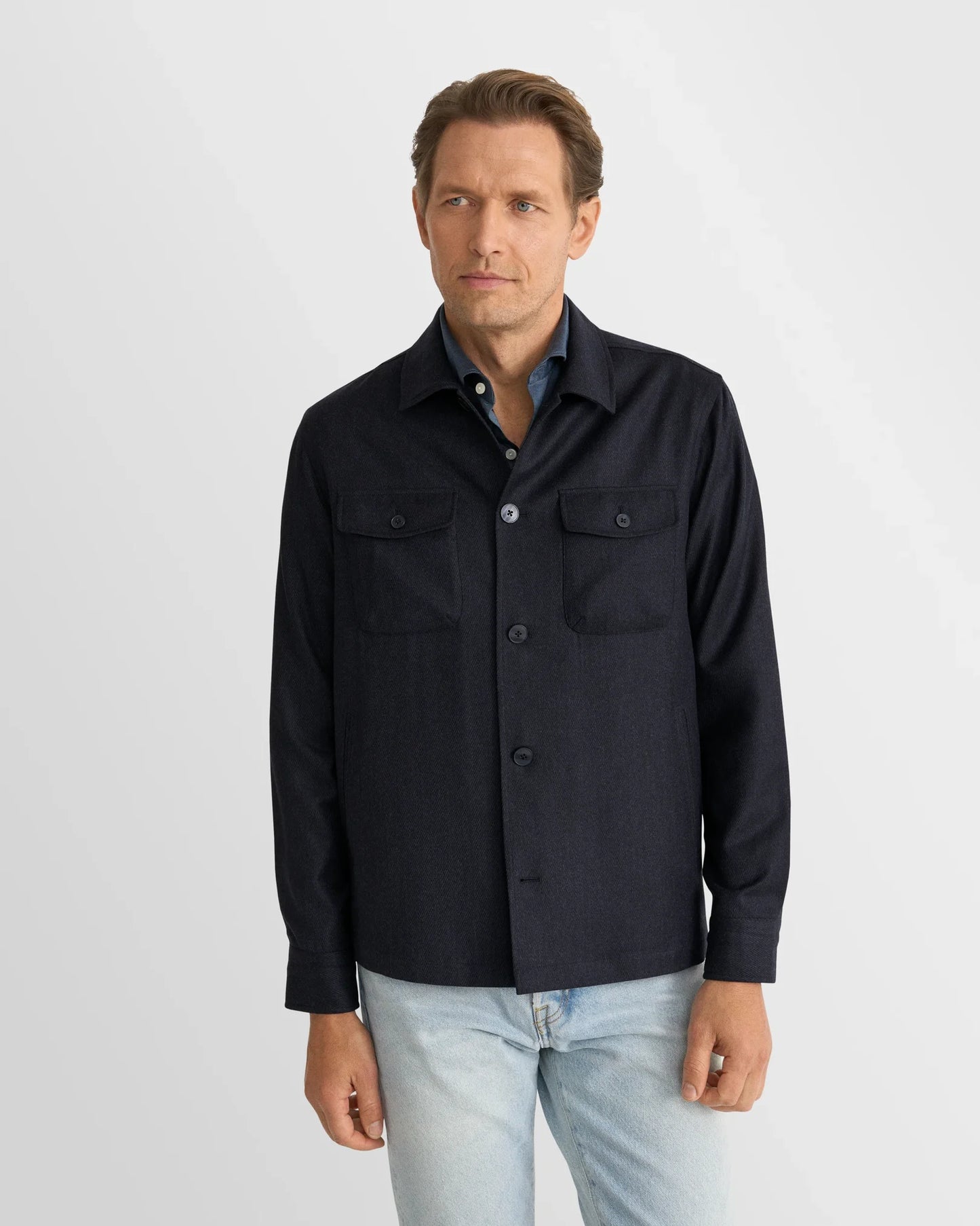 Eton Wool Shirt Jacket