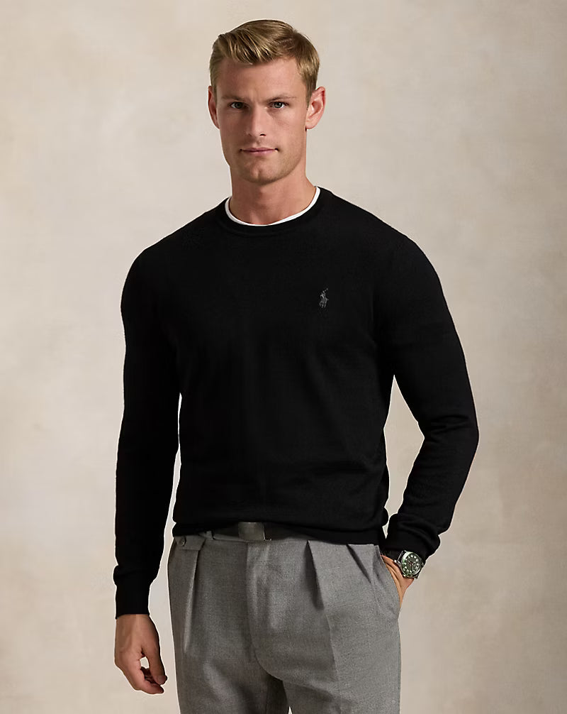 Polo Ralph Lauren Slim Fit Washable Wool Crewneck Jumper