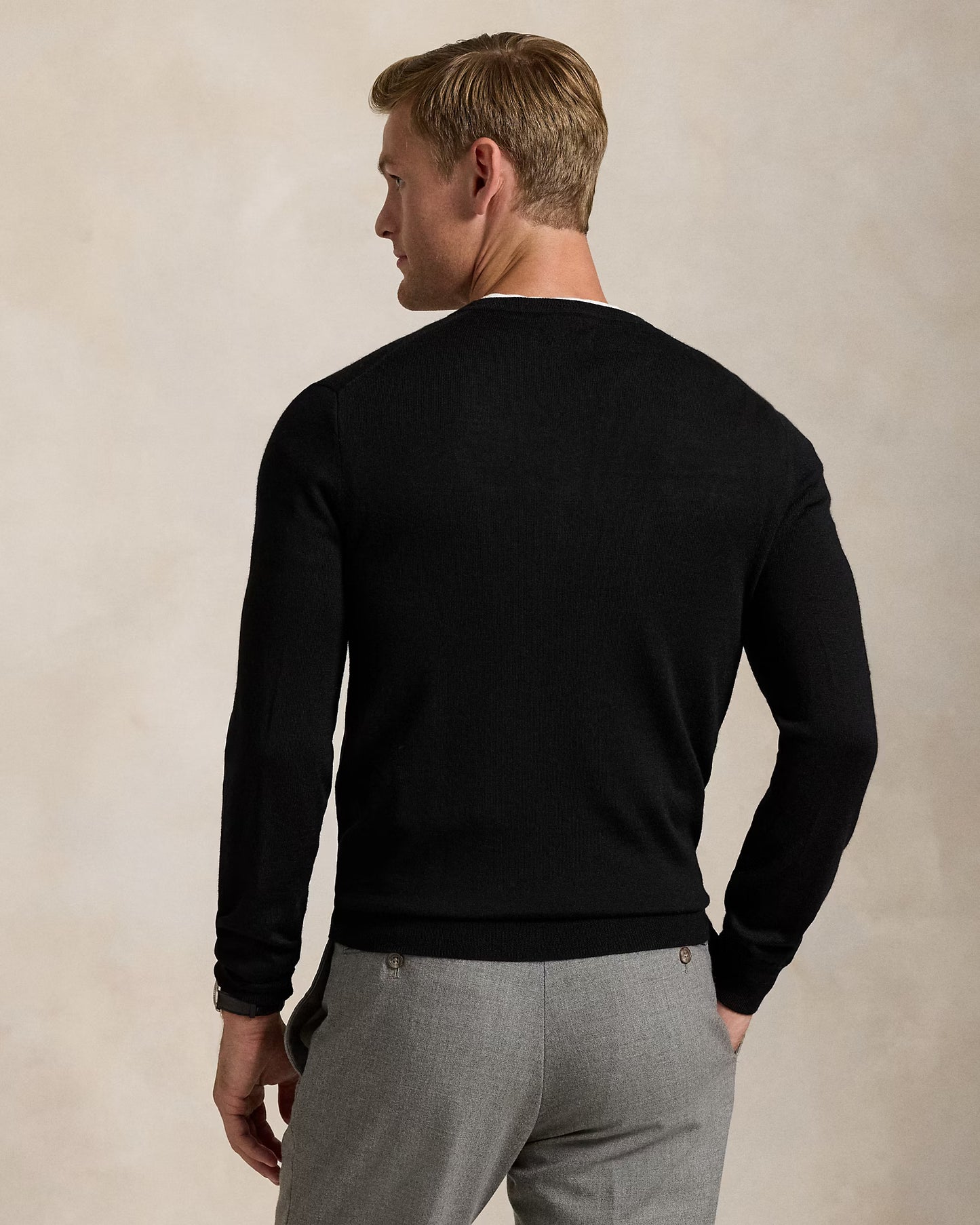 Polo Ralph Lauren Slim Fit Washable Wool Crewneck Jumper