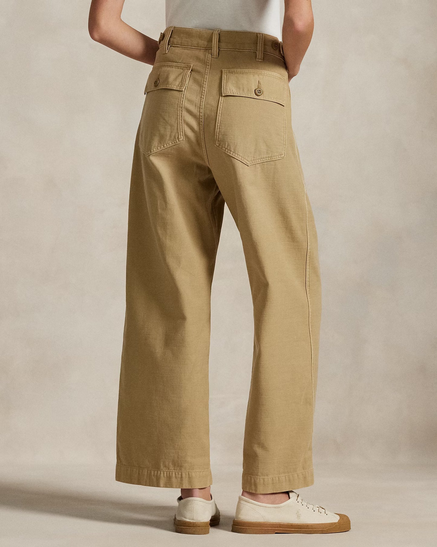 Polo Ralph Lauren Ricky Wide-Leg Crop Trouser
