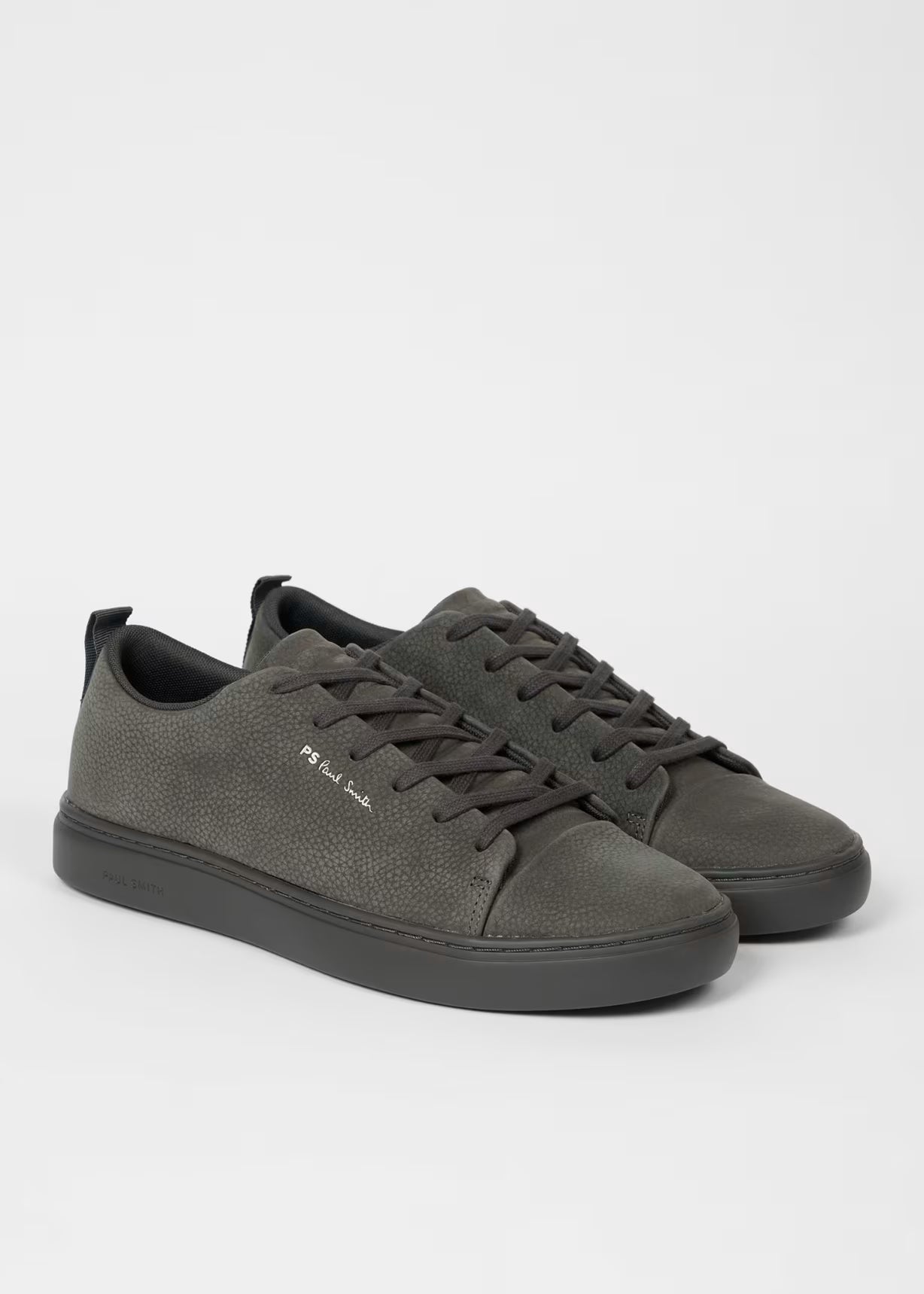 Paul Smith Dark Grey Nubuck 'Lee' Trainers