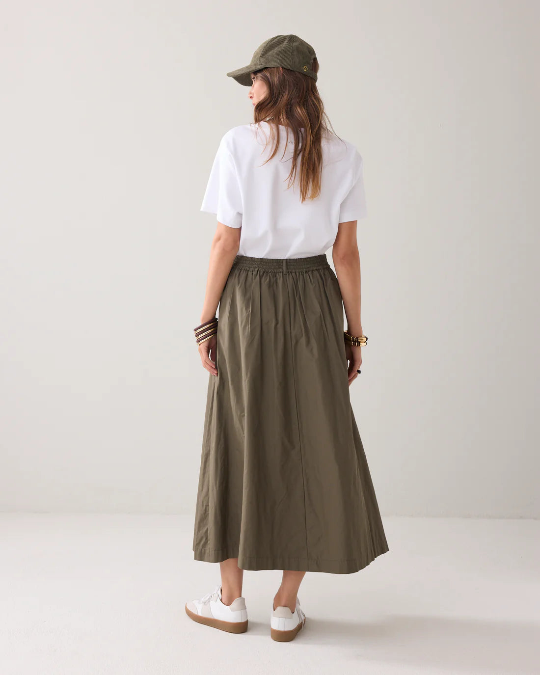 Summum Wide Taffeta Skirt