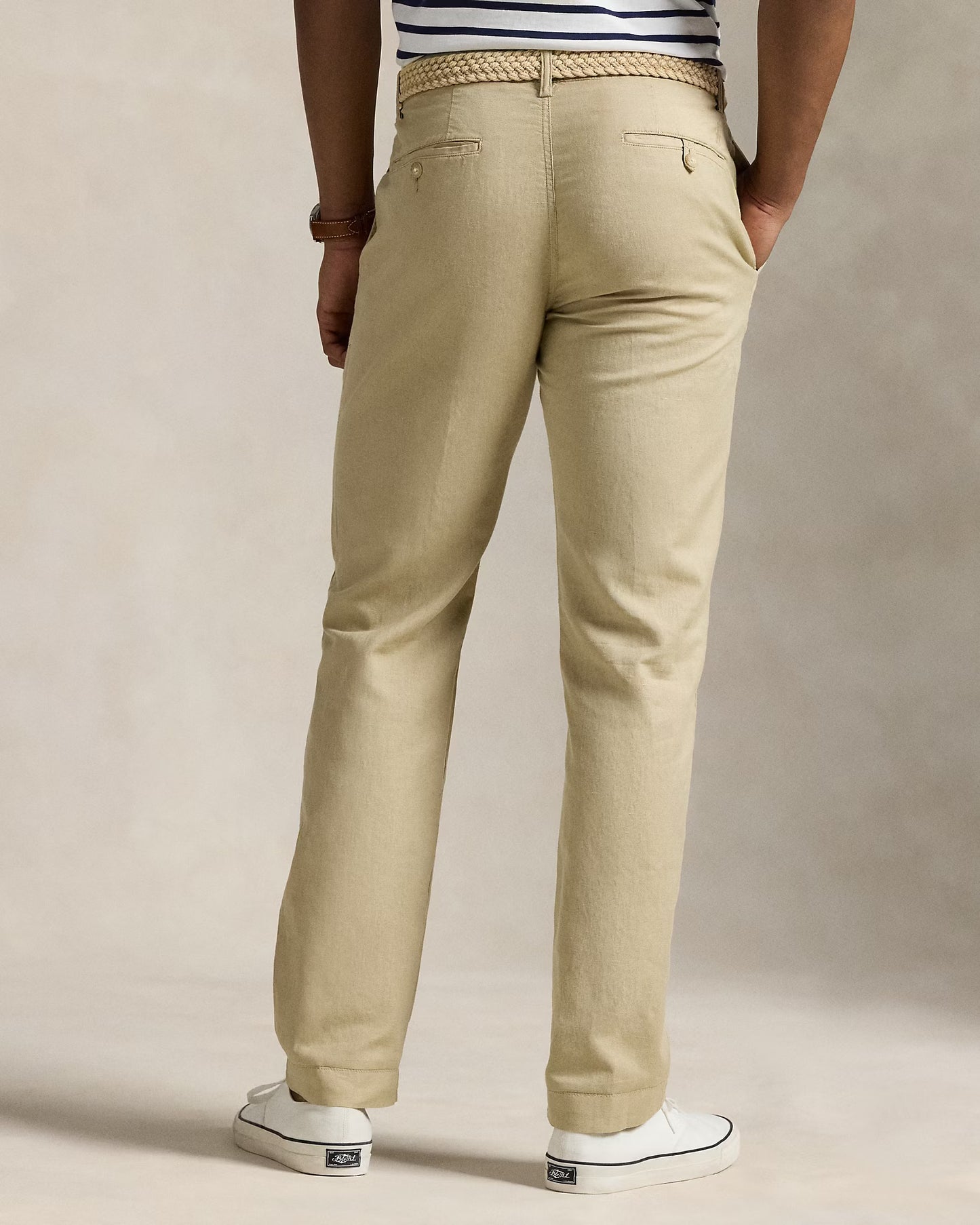 Polo Ralph Lauren Straight-Fit Linen-Cotton Pant