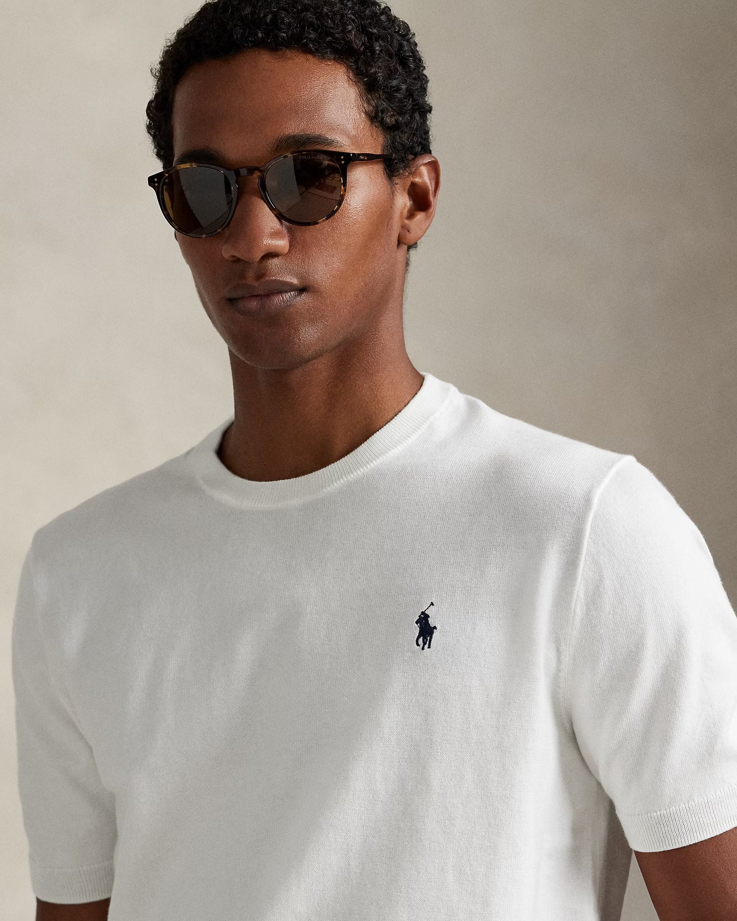 Polo Ralph Lauren Cotton Crewneck Short Sleeve Sweater