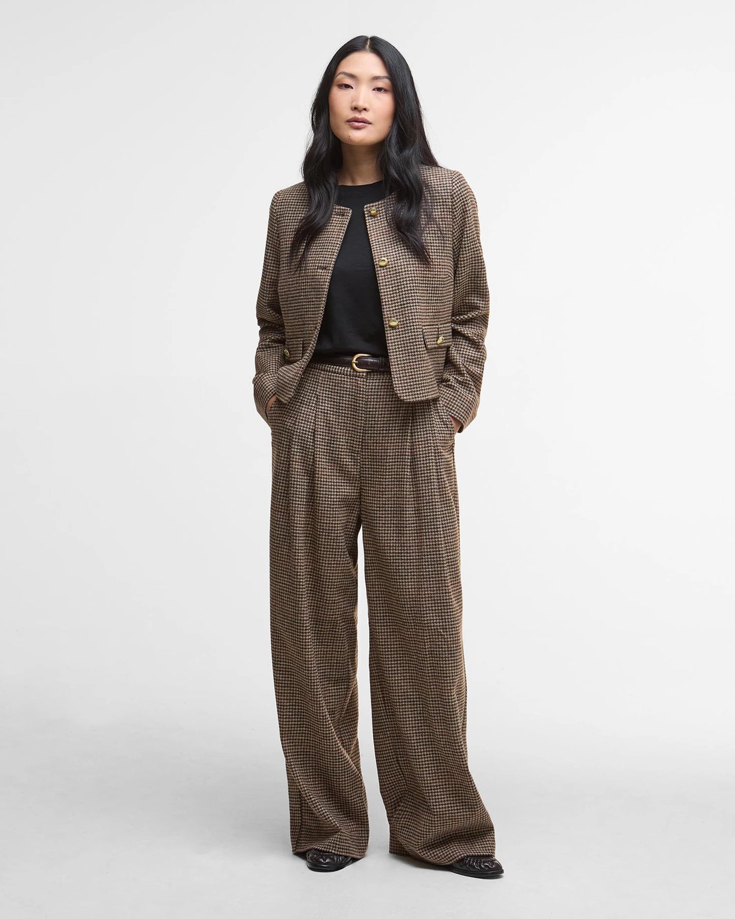 Barbour Sophia Wool Tailored Trousers