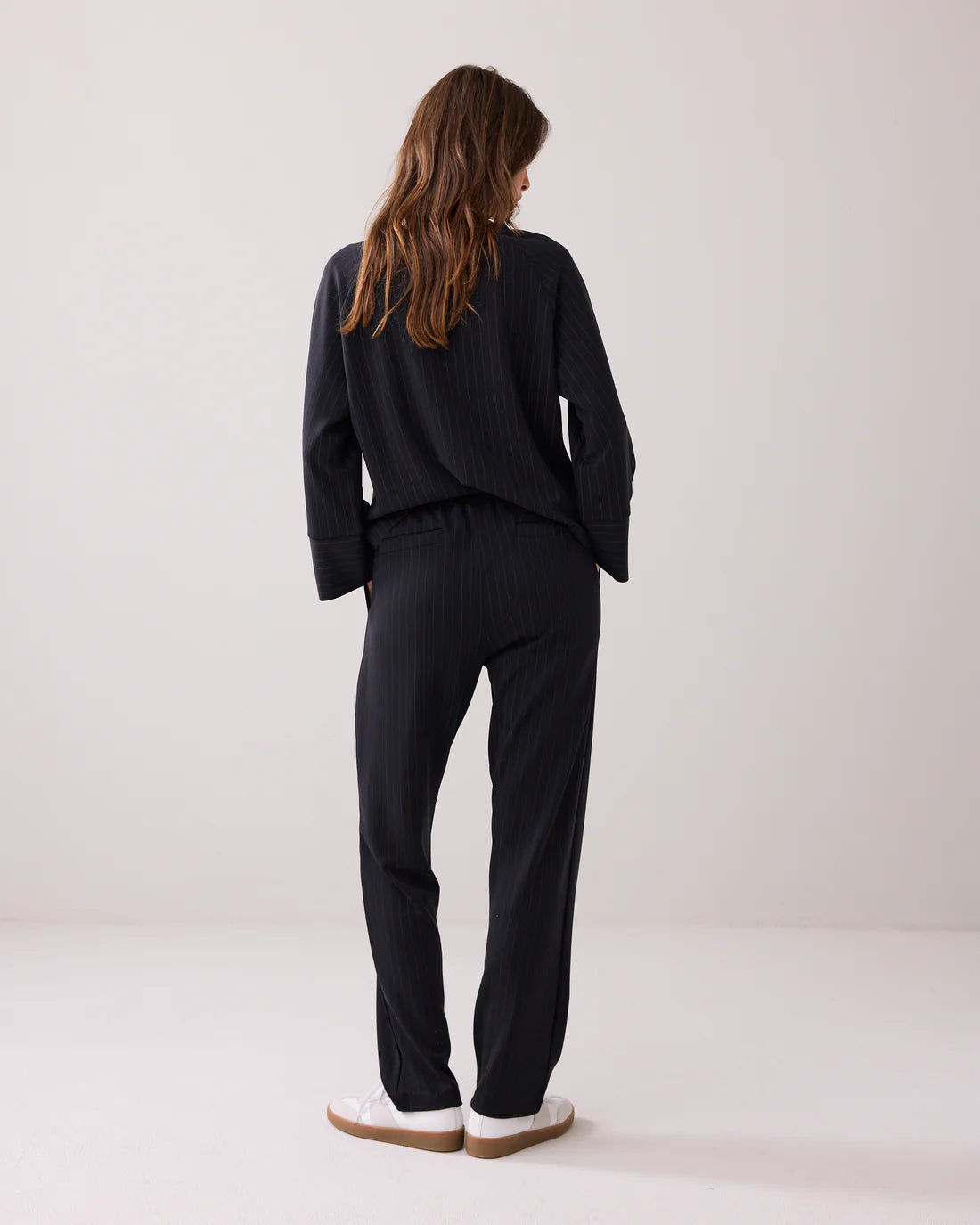 Summum Pinstripe Sporty Trousers