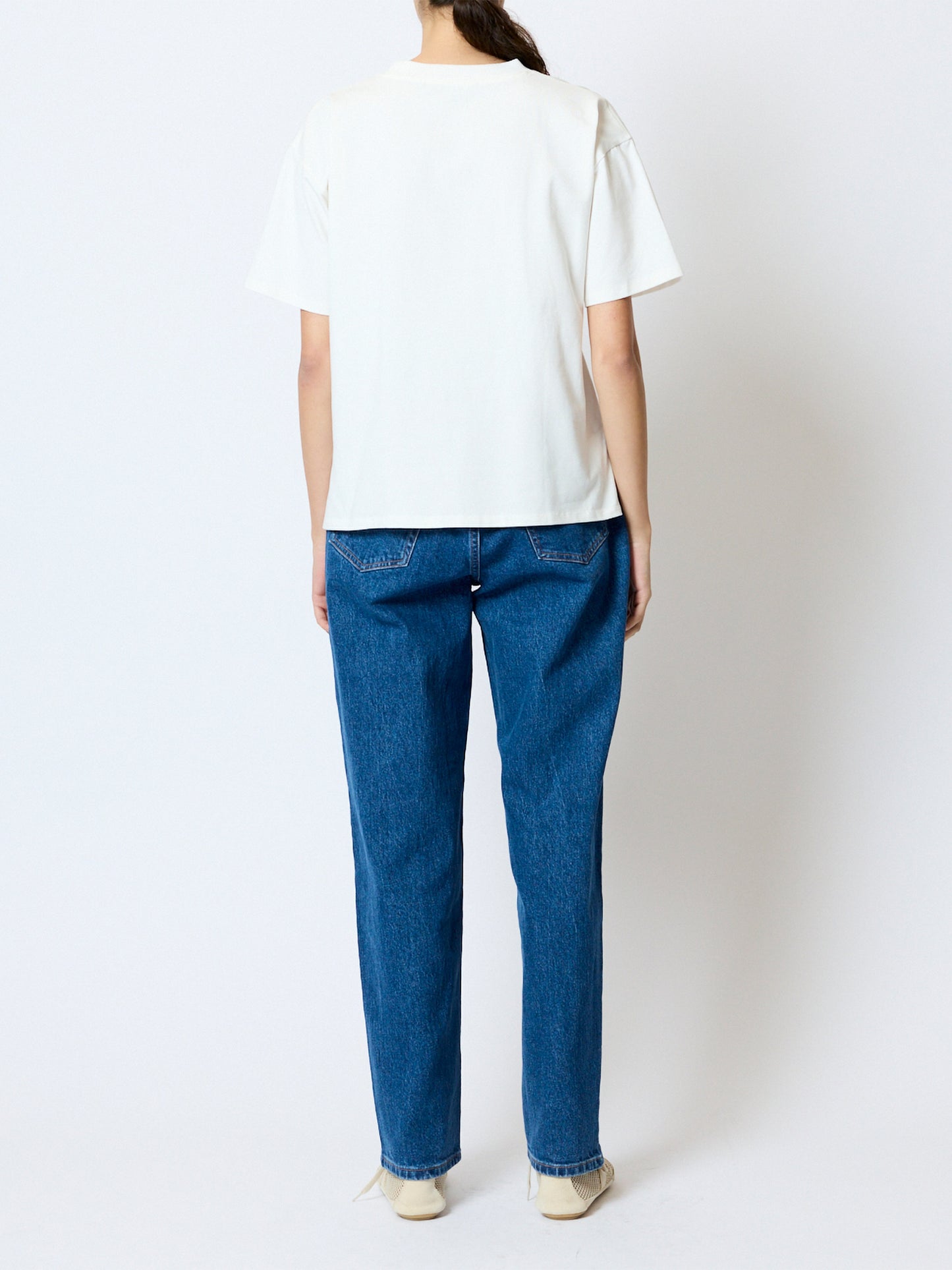 French Connection Rallie Flower Trim Cinched T-Shirt