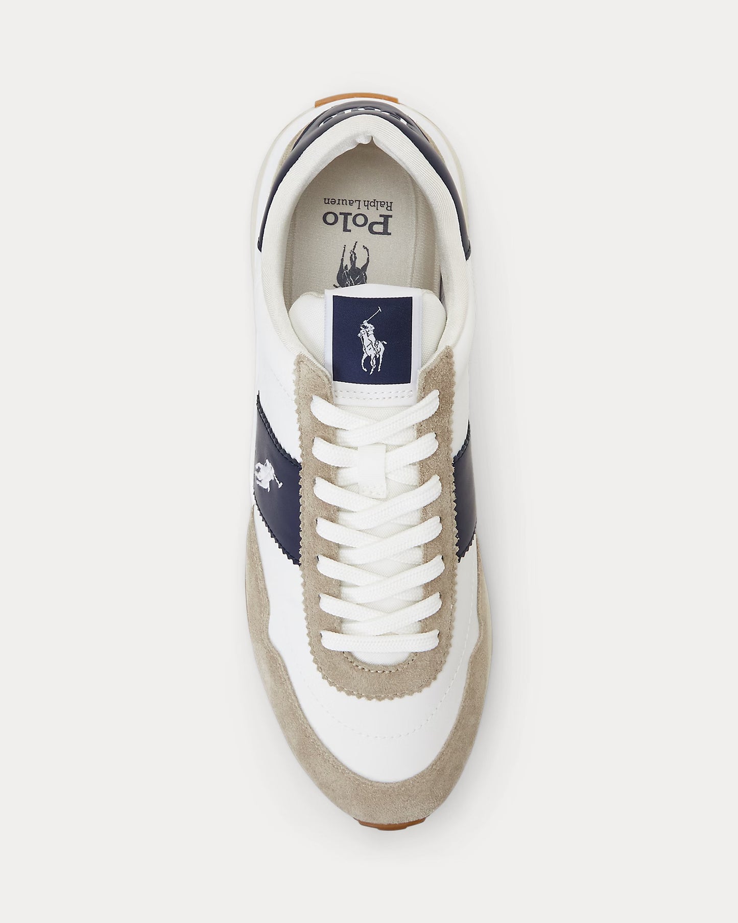 Polo Ralph Lauren Train 89 Suede-Panelled Trainer
