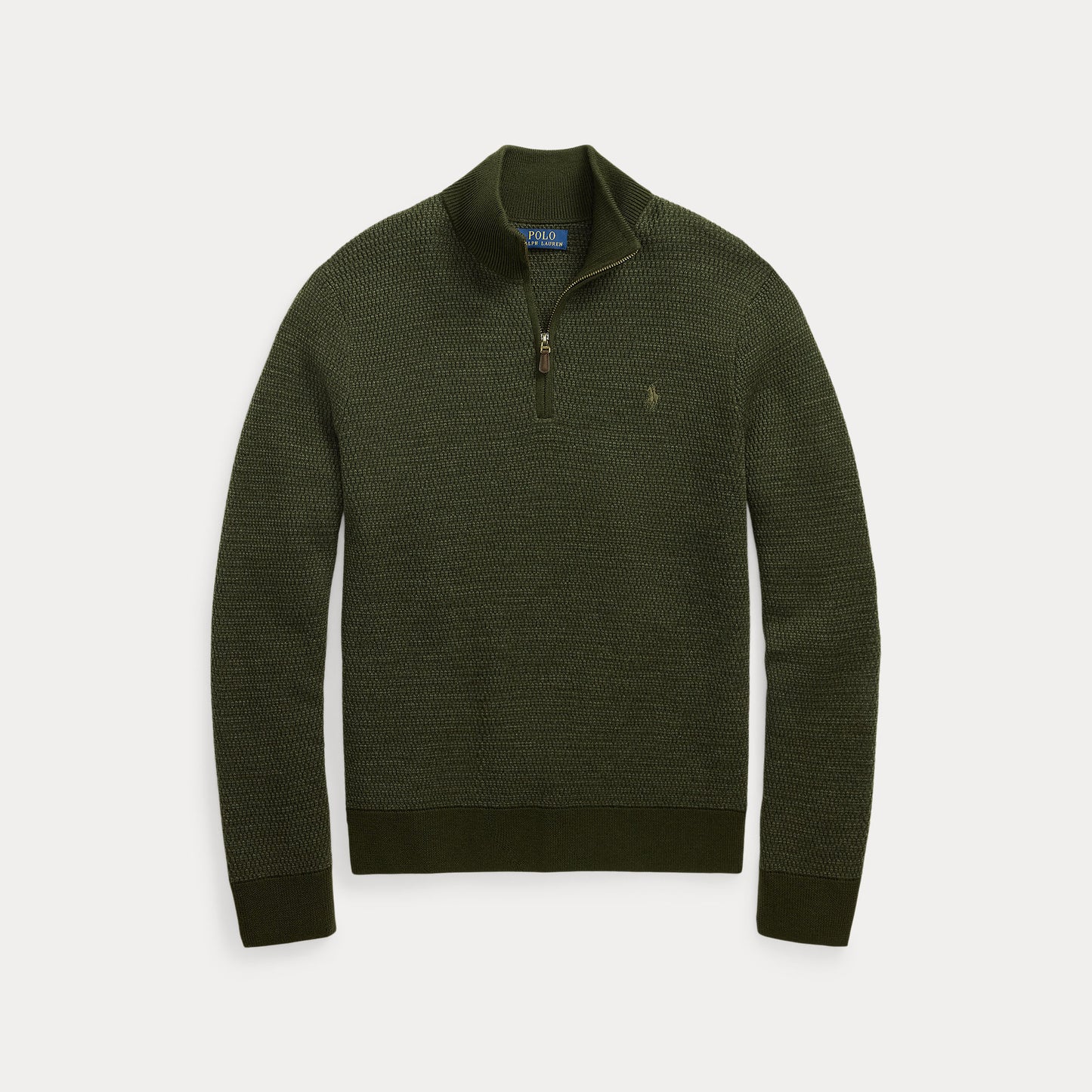 Polo Ralph Lauren Washable Wool Quarter-Zip Sweater