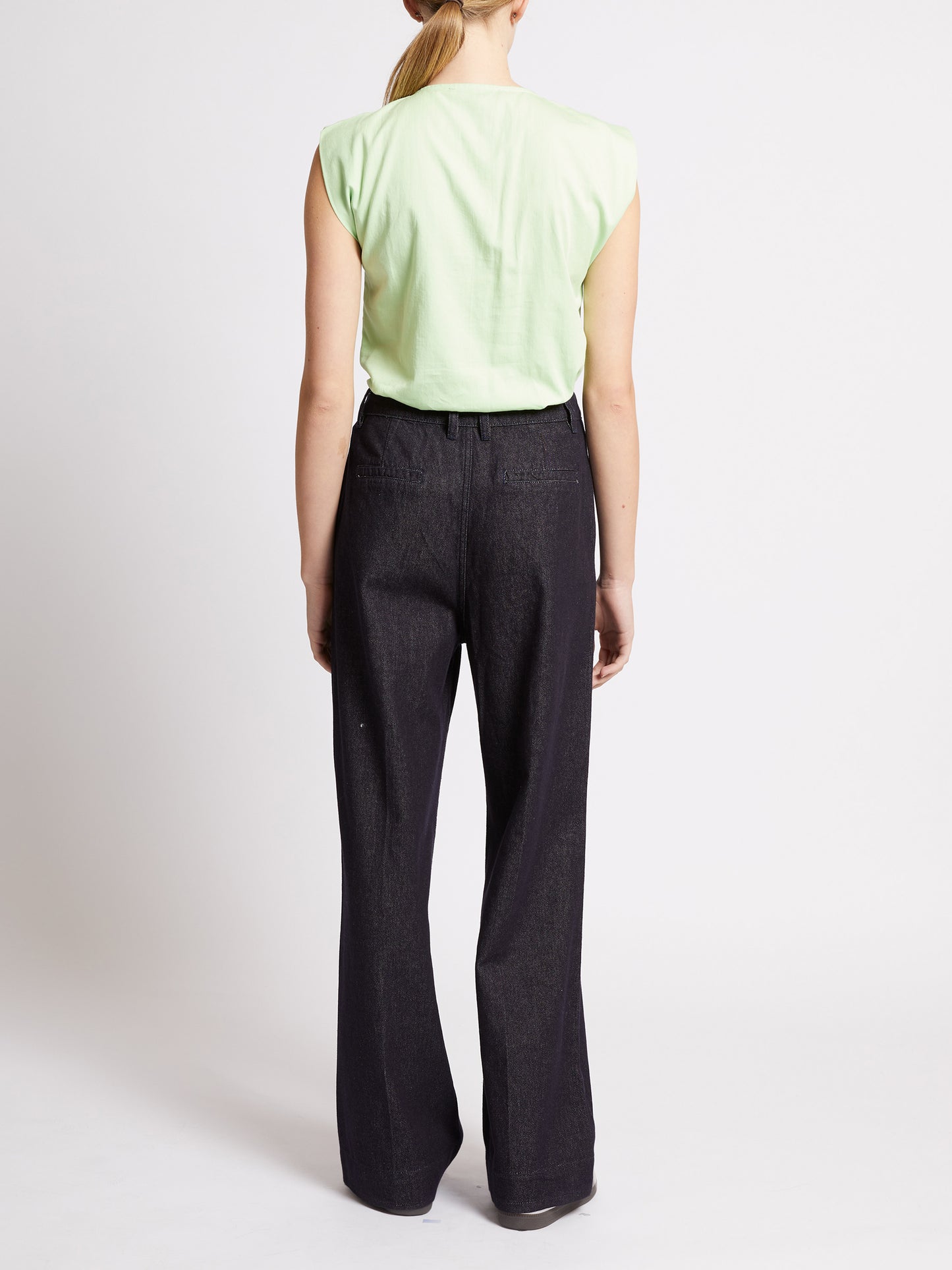 French Connection Fletcher Wide Leg Denim