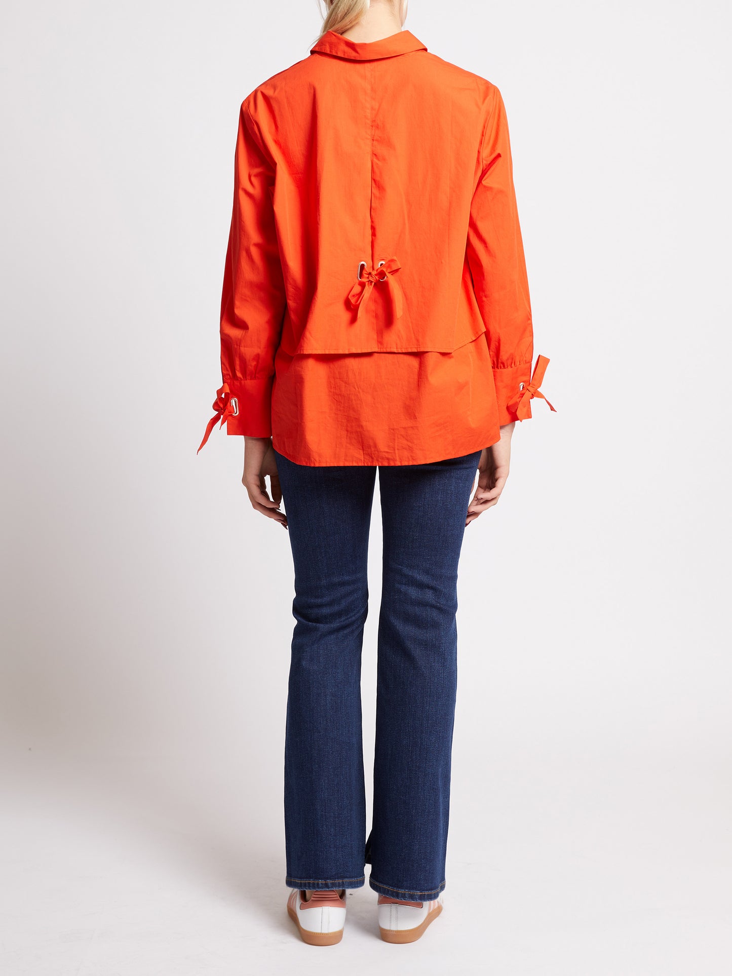French Connection Cambria Tie Up Bow Shirt