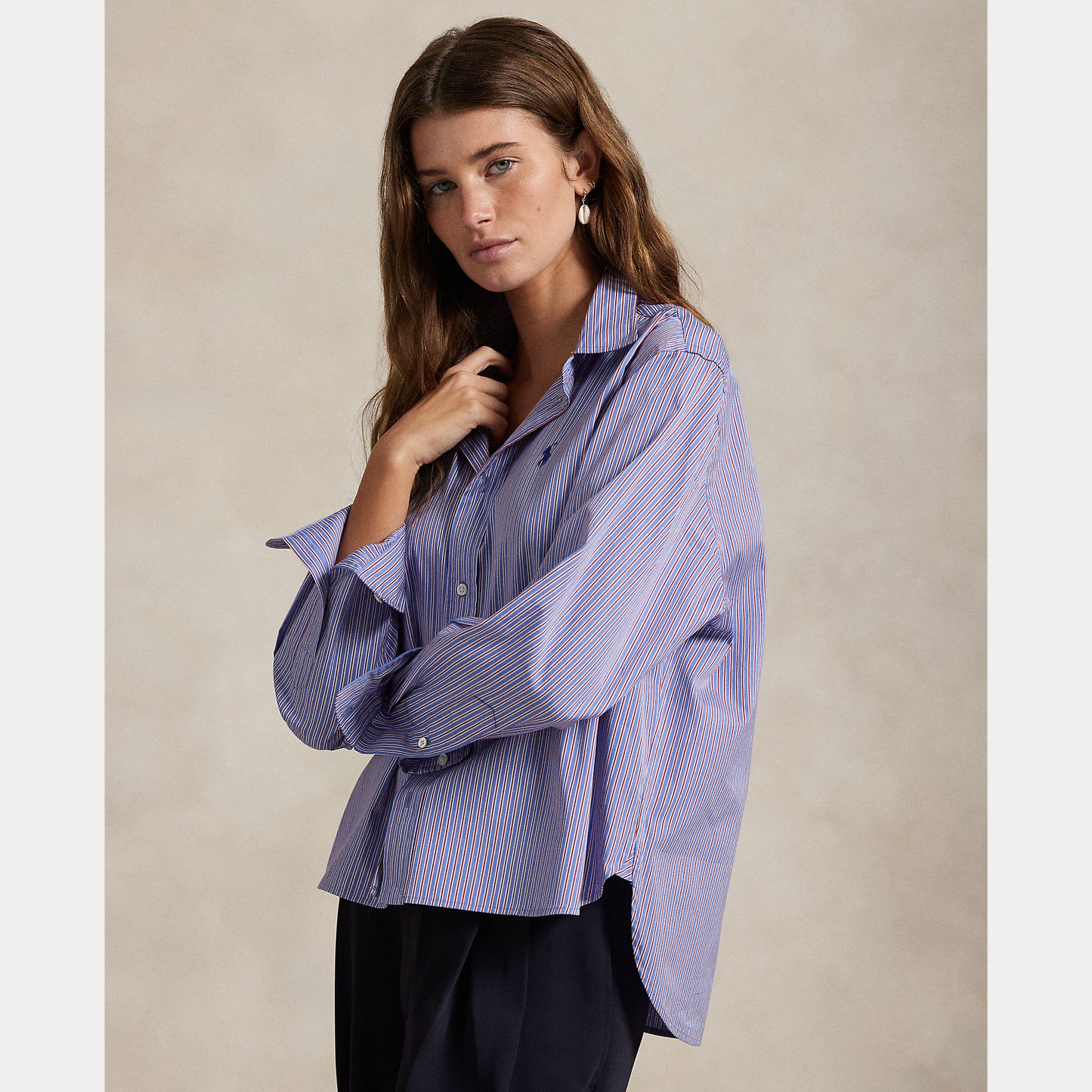 Polo Ralph Lauren Cropped Boxy Fit Shirt