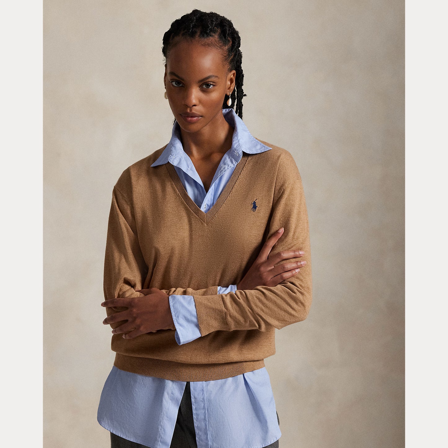 Polo Ralph Lauren Cotton V Neck Sweater