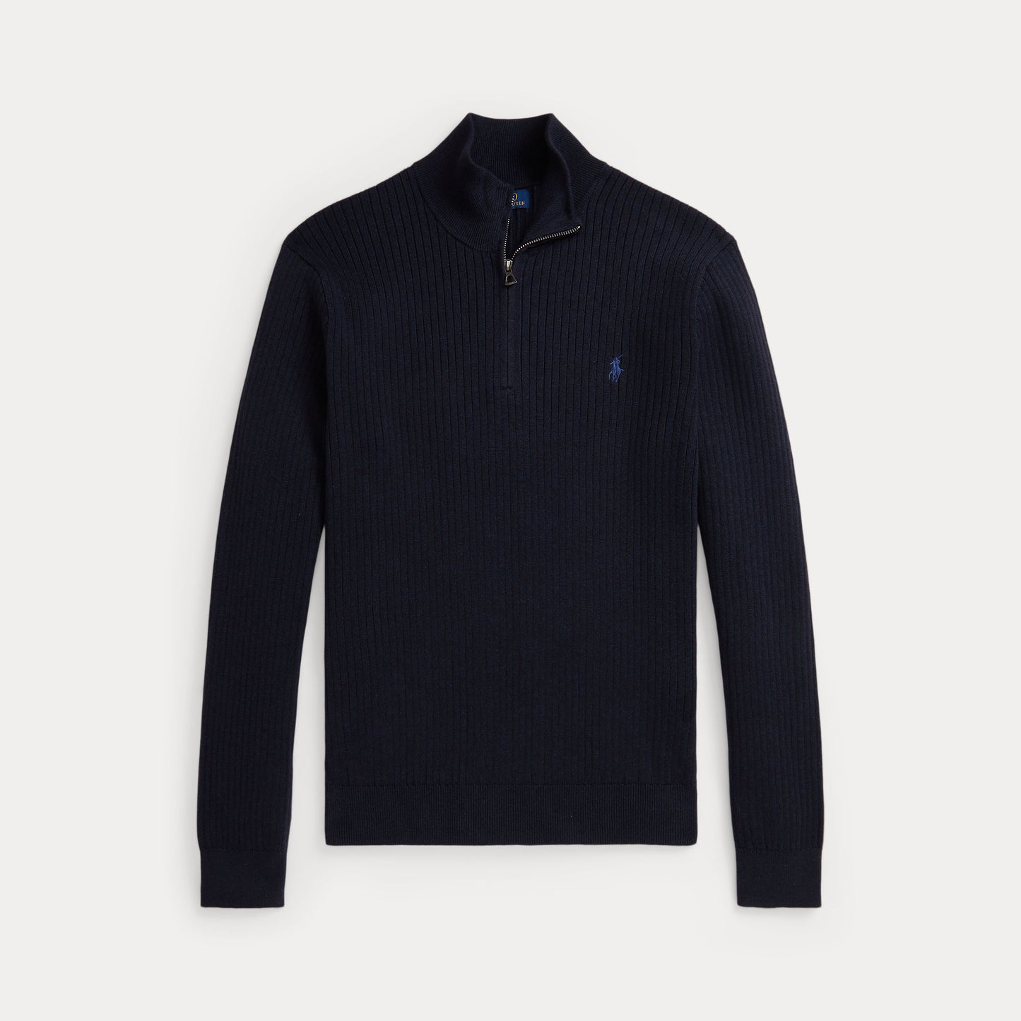 Polo Ralph Lauren Rib-Knit Cotton Quarter-Zip Jumper