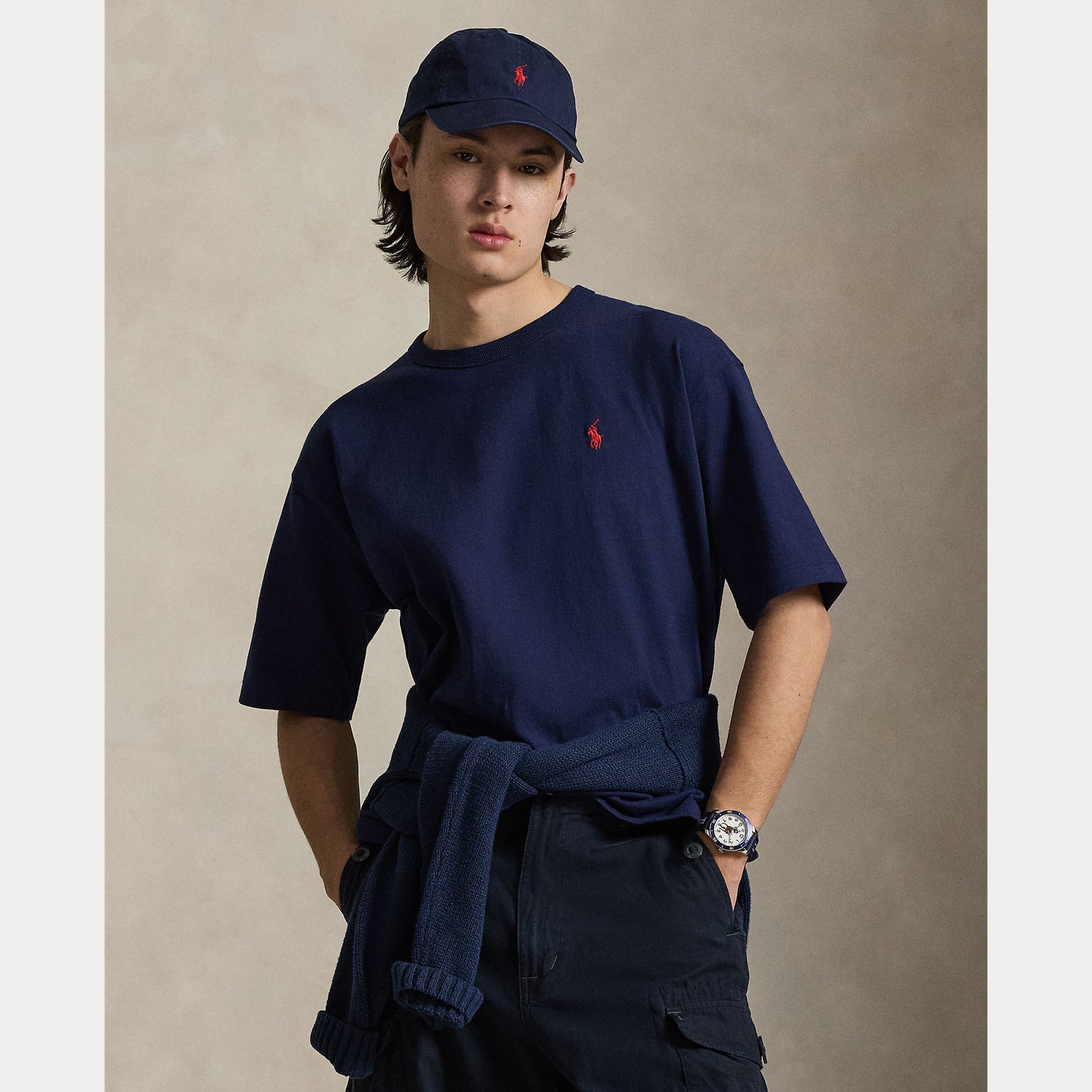 Relaxed Fit Jersey Crewneck T-Shirt