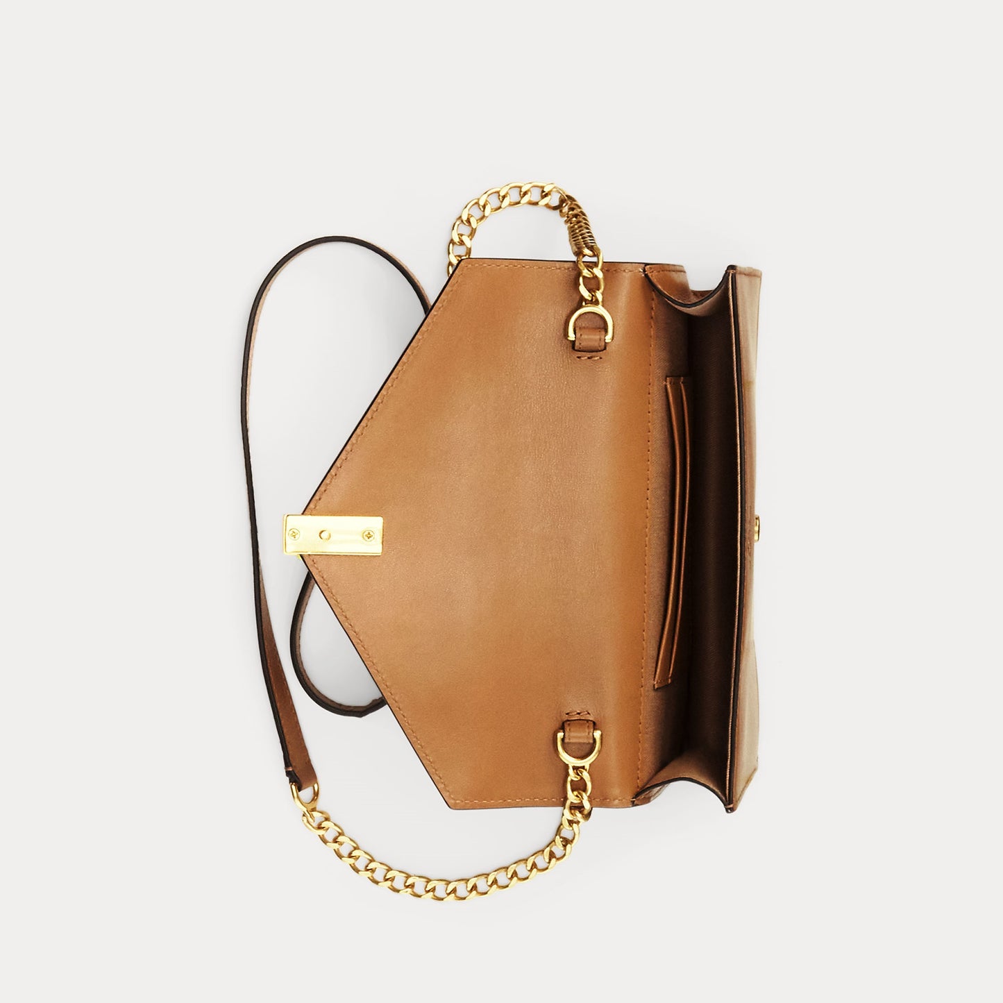 Polo Ralph Lauren Leather & Wallet Chain