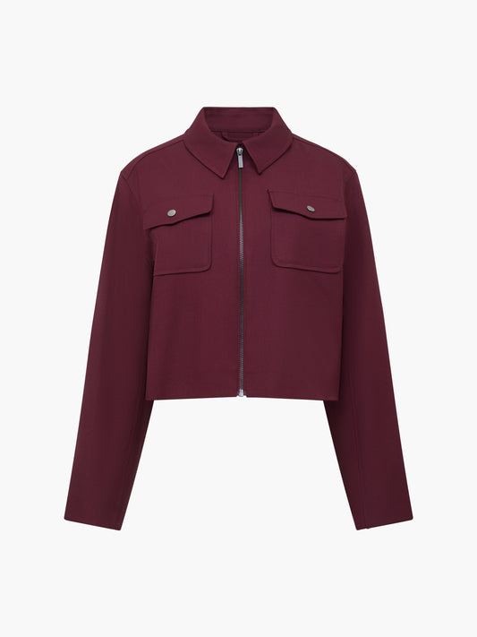 French Connection Twyla Tailored Structured Hem Cropped Jacket