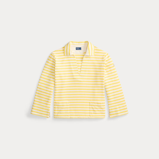 Polo Ralph Lauren Striped Spilt-Placket Mariner Tee