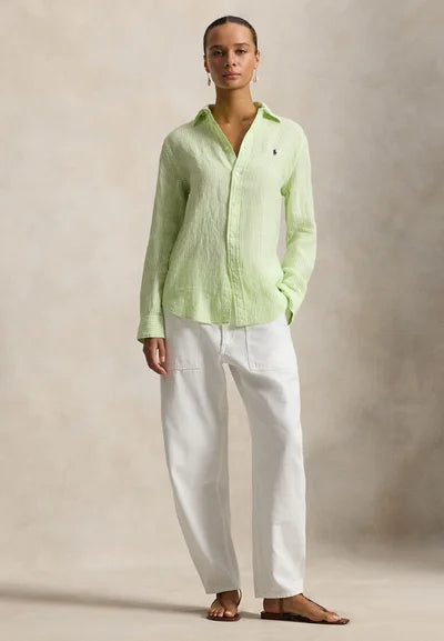 Polo Ralph Lauren Classic Fit Striped Linen Shirt