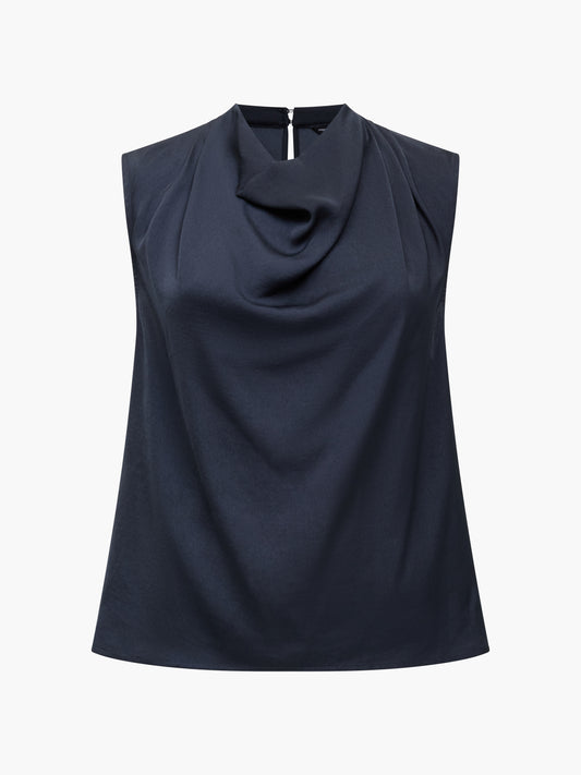 French Connection Damasco Air Flow Poly Sleeveless Top