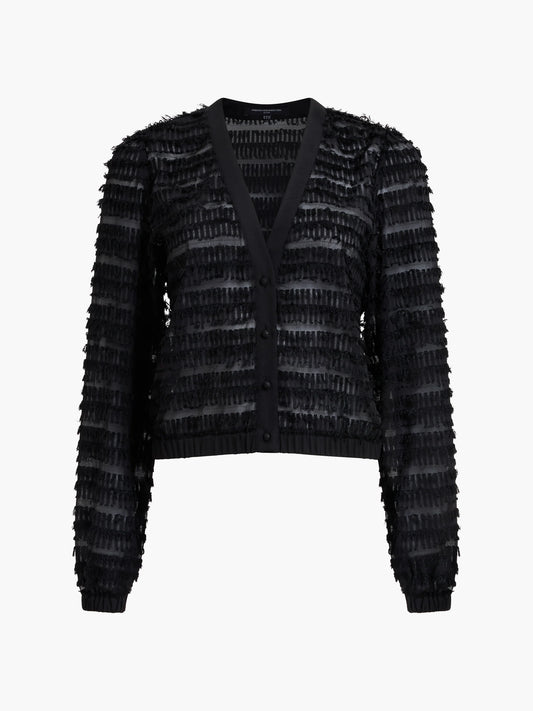 French Connection Alana Textured Chiffon Blouse