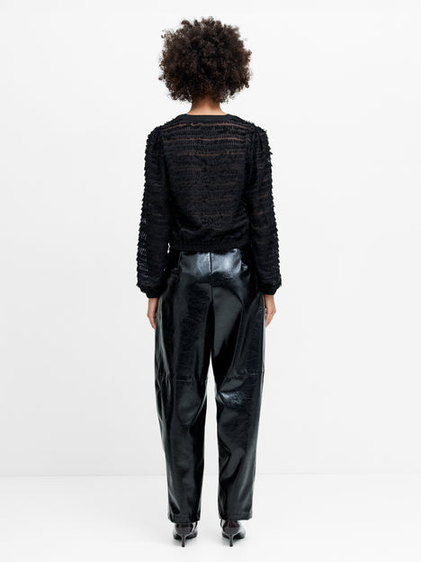 French Connection Alana Textured Chiffon Blouse