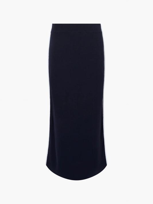 French Connection Ottie Back Slit Midi Skirt