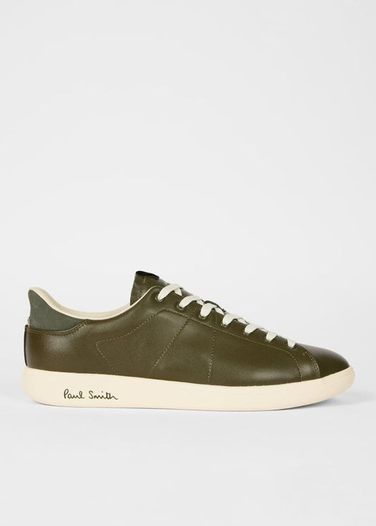 Paul Smith Chip Khaki Leather Trainer